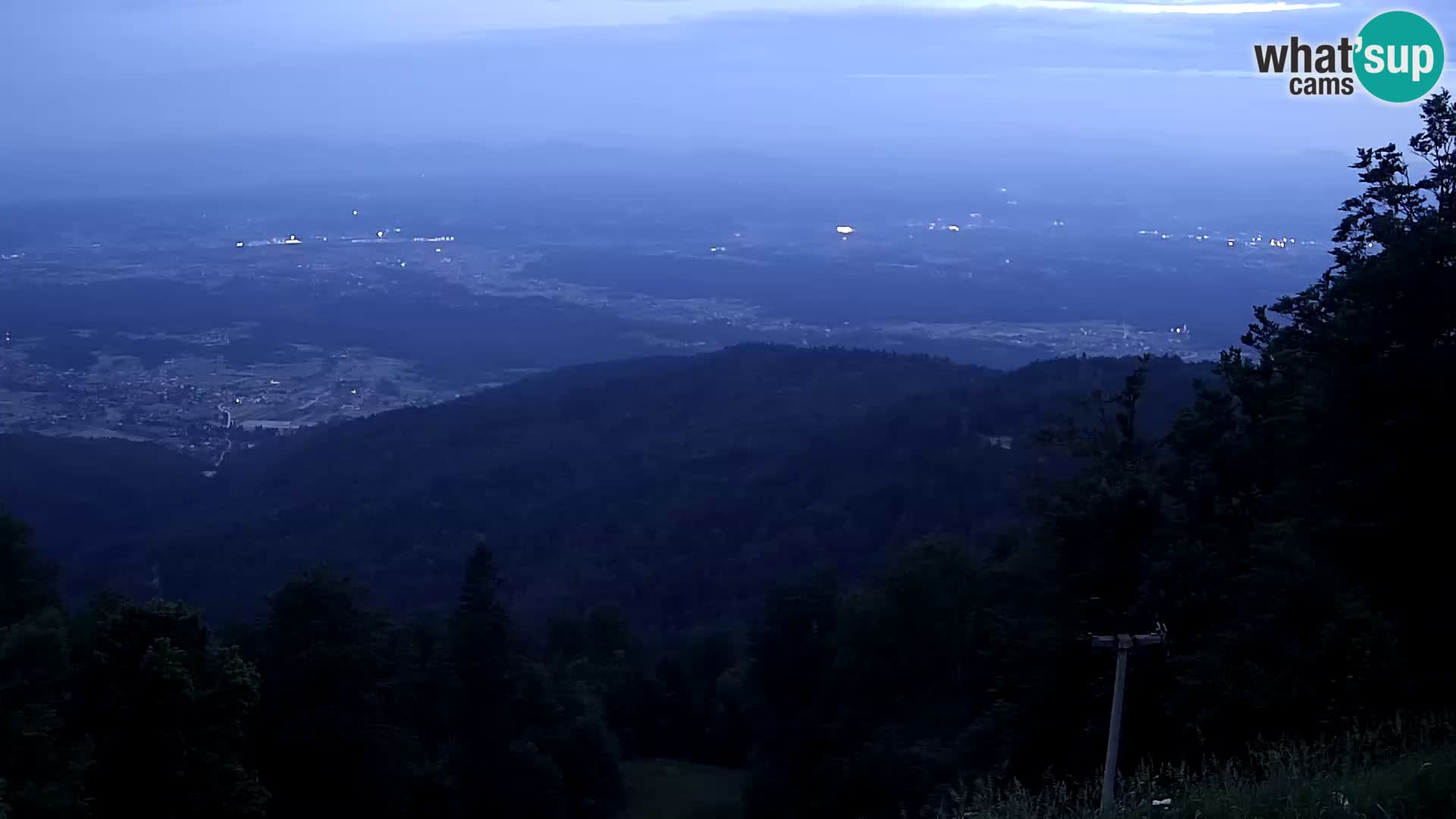 Sljeme webcam – panorama
