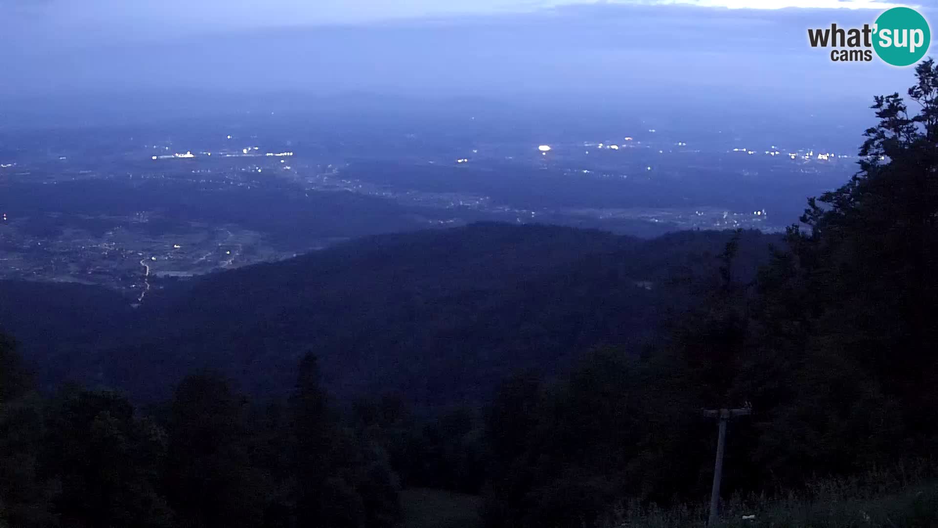Sljeme webcam – Panorama