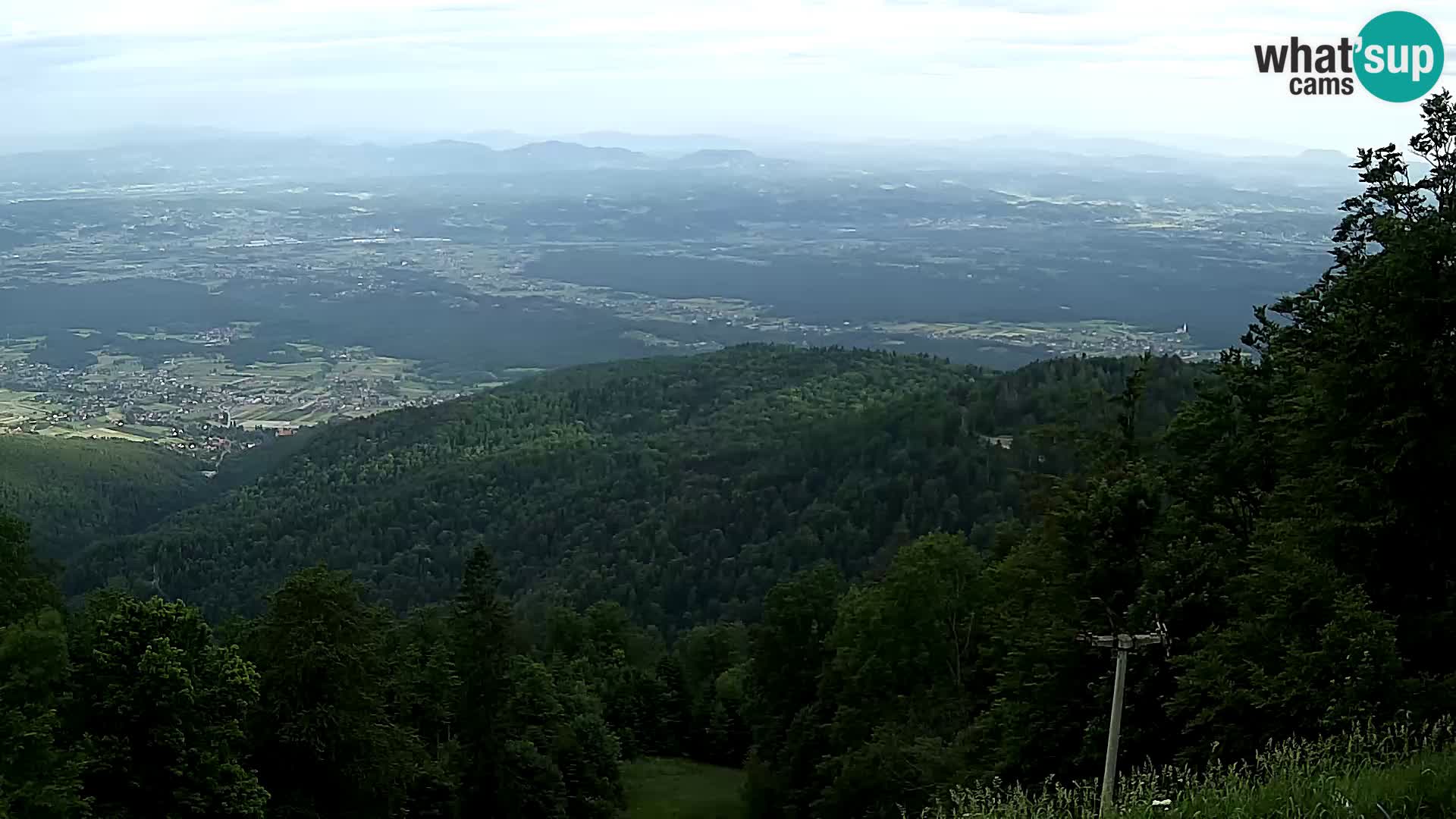 Sljeme webcam – Panorama
