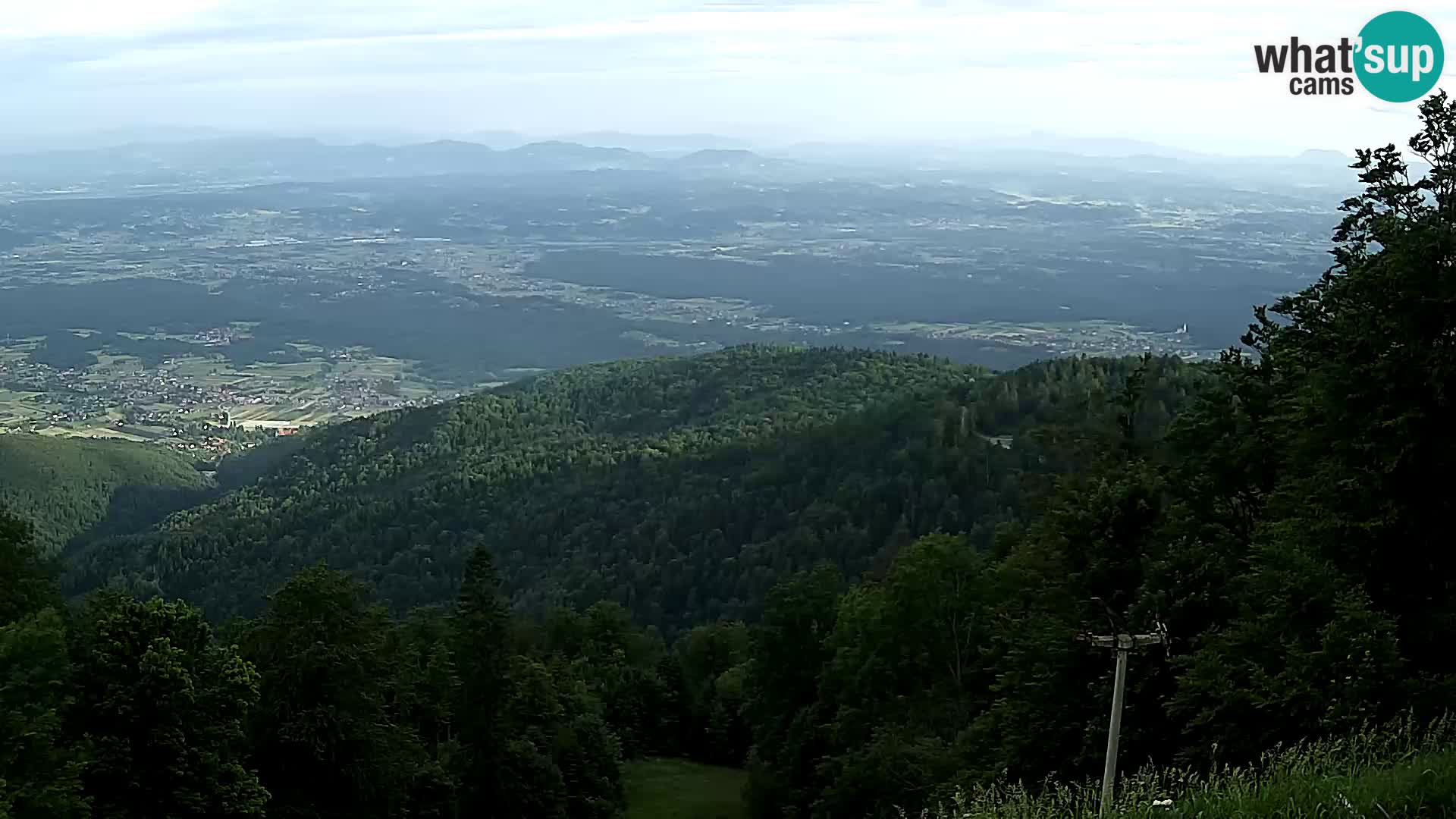 Sljeme webcam – Panorama