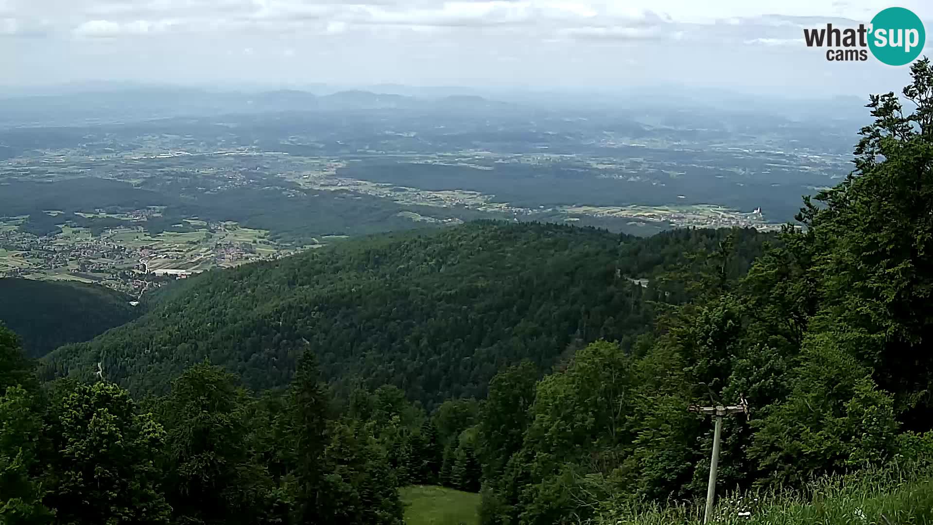 Sljeme webcam – Panorama