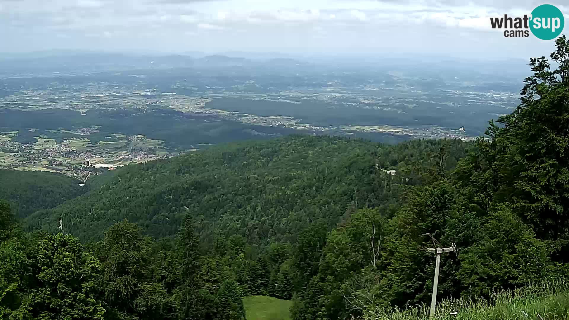 Sljeme webcam – panorama