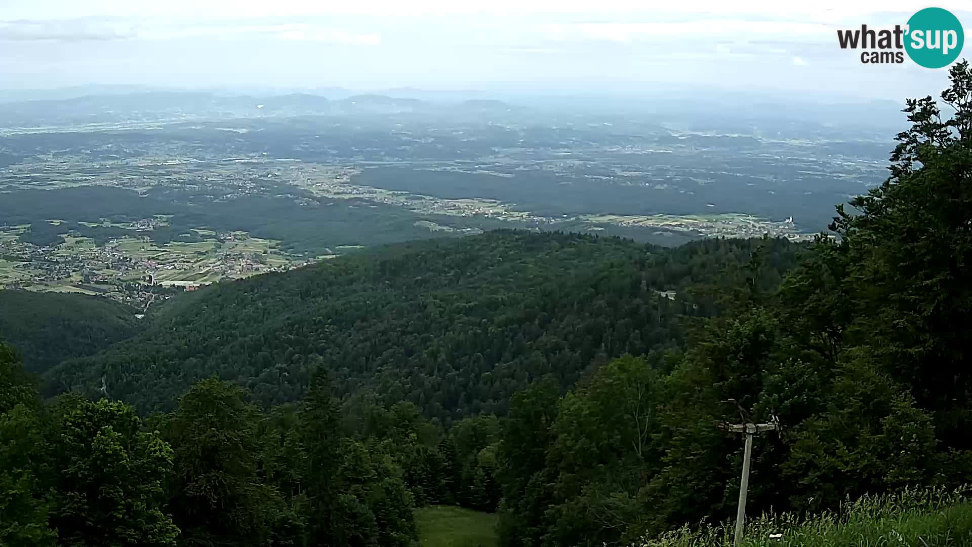 Sljeme webcam – panorama