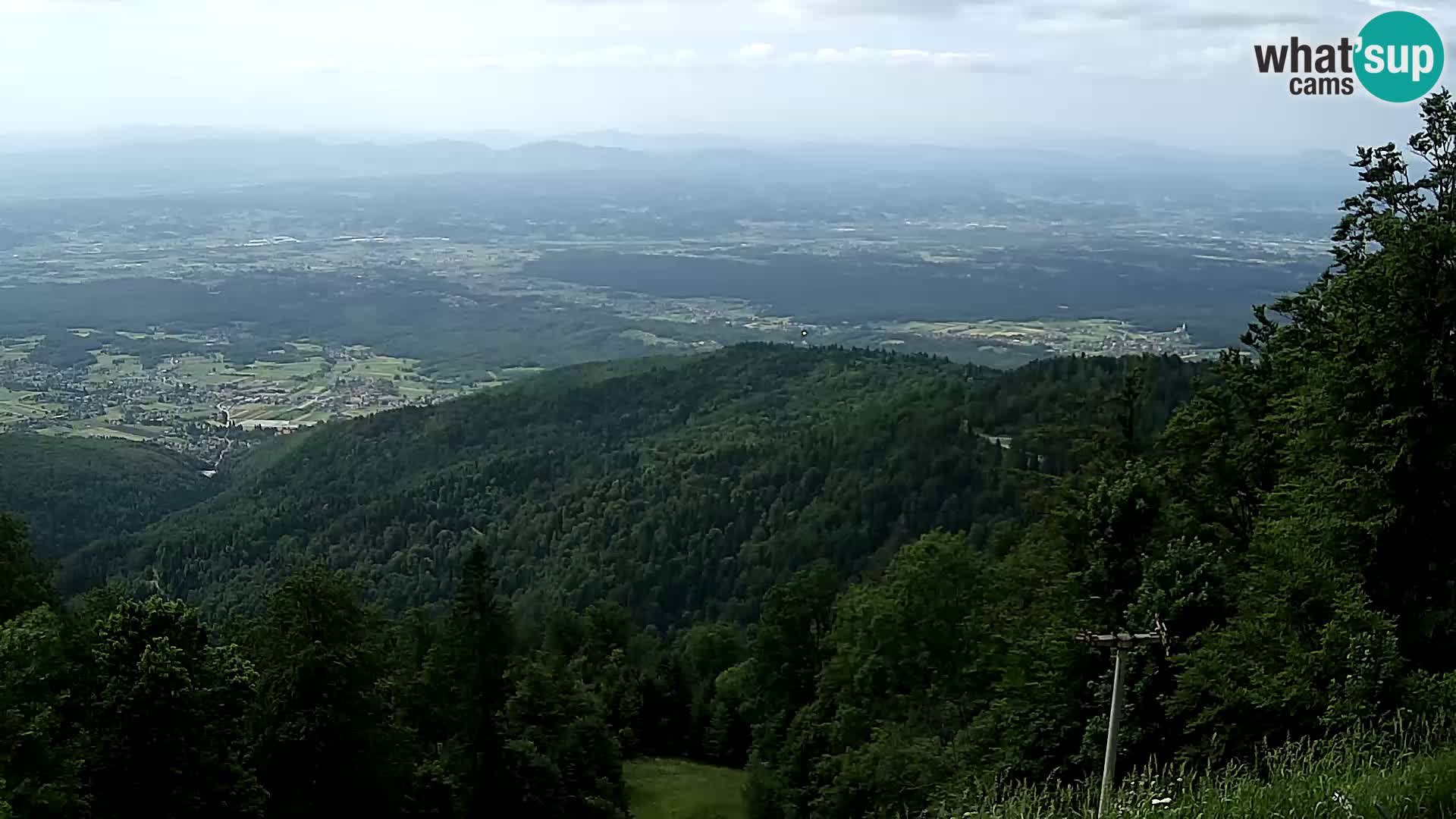 Sljeme webcam – Panorama