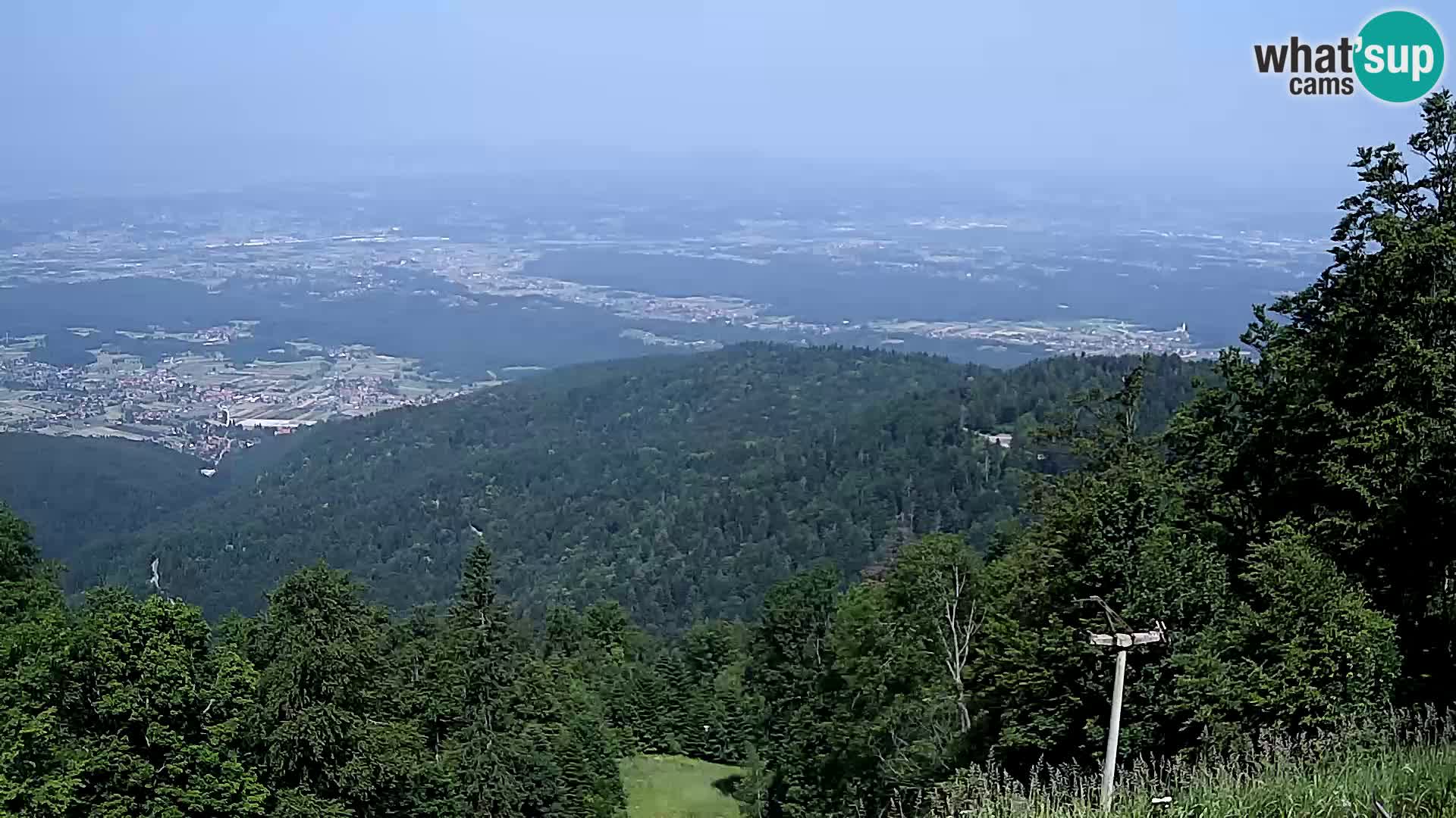 Sljeme webcam – Panorama