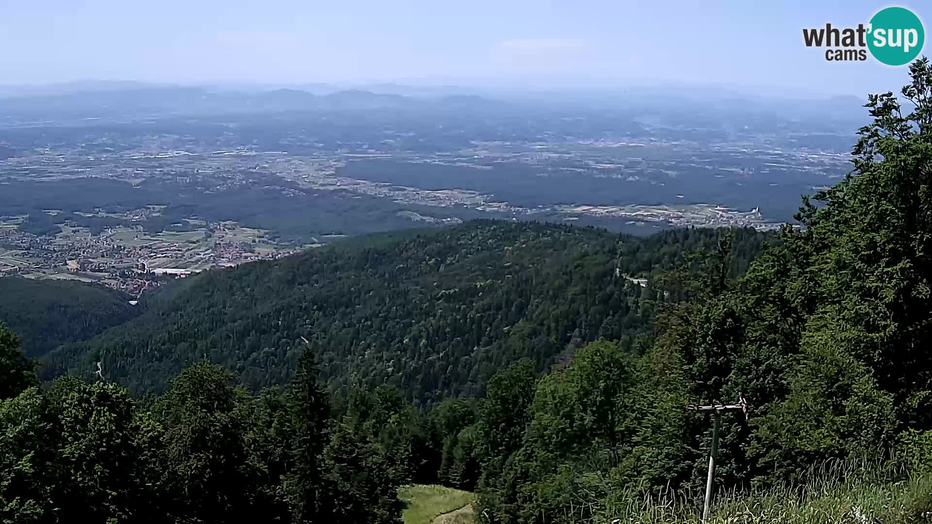 Sljeme webcam – Panorama