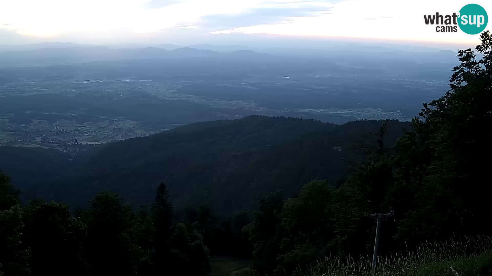 Sljeme webcam – Panorama