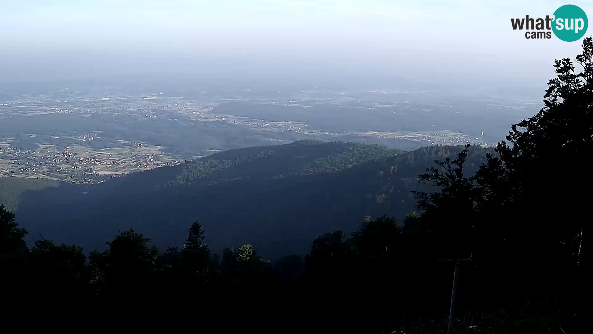 Sljeme webcam – Panorama