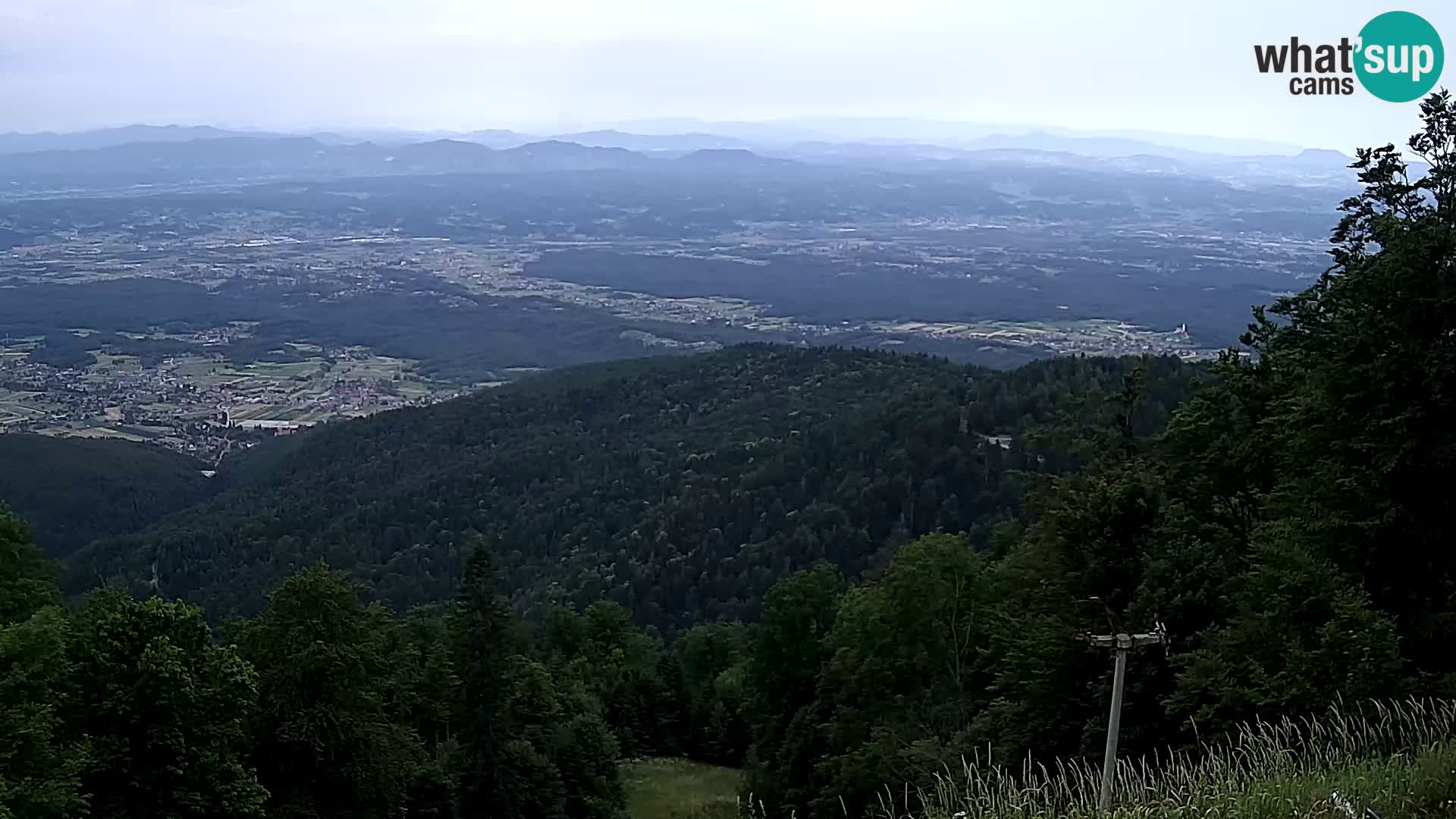 Sljeme webcam – Panorama