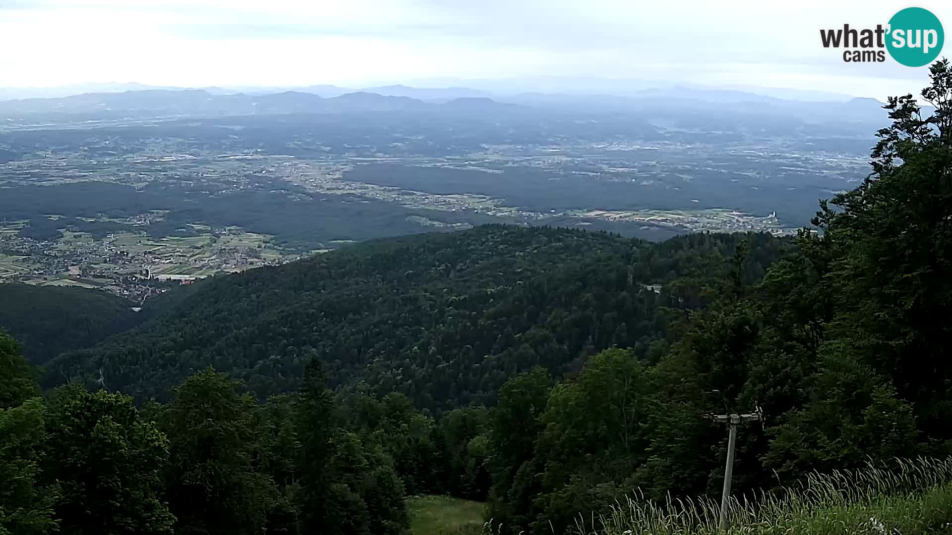 Sljeme webcam – panorama