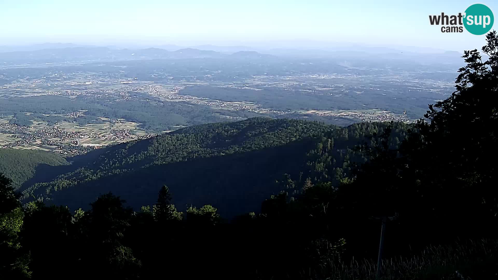 Sljeme webcam – Panorama