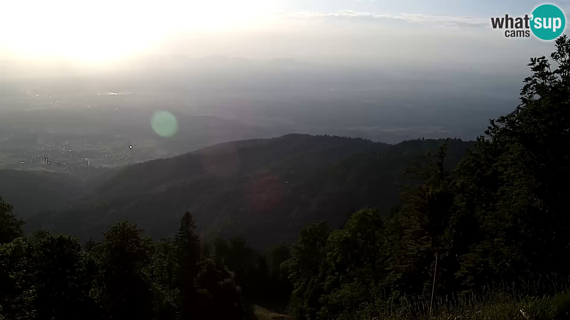 Sljeme webcam – Panorama