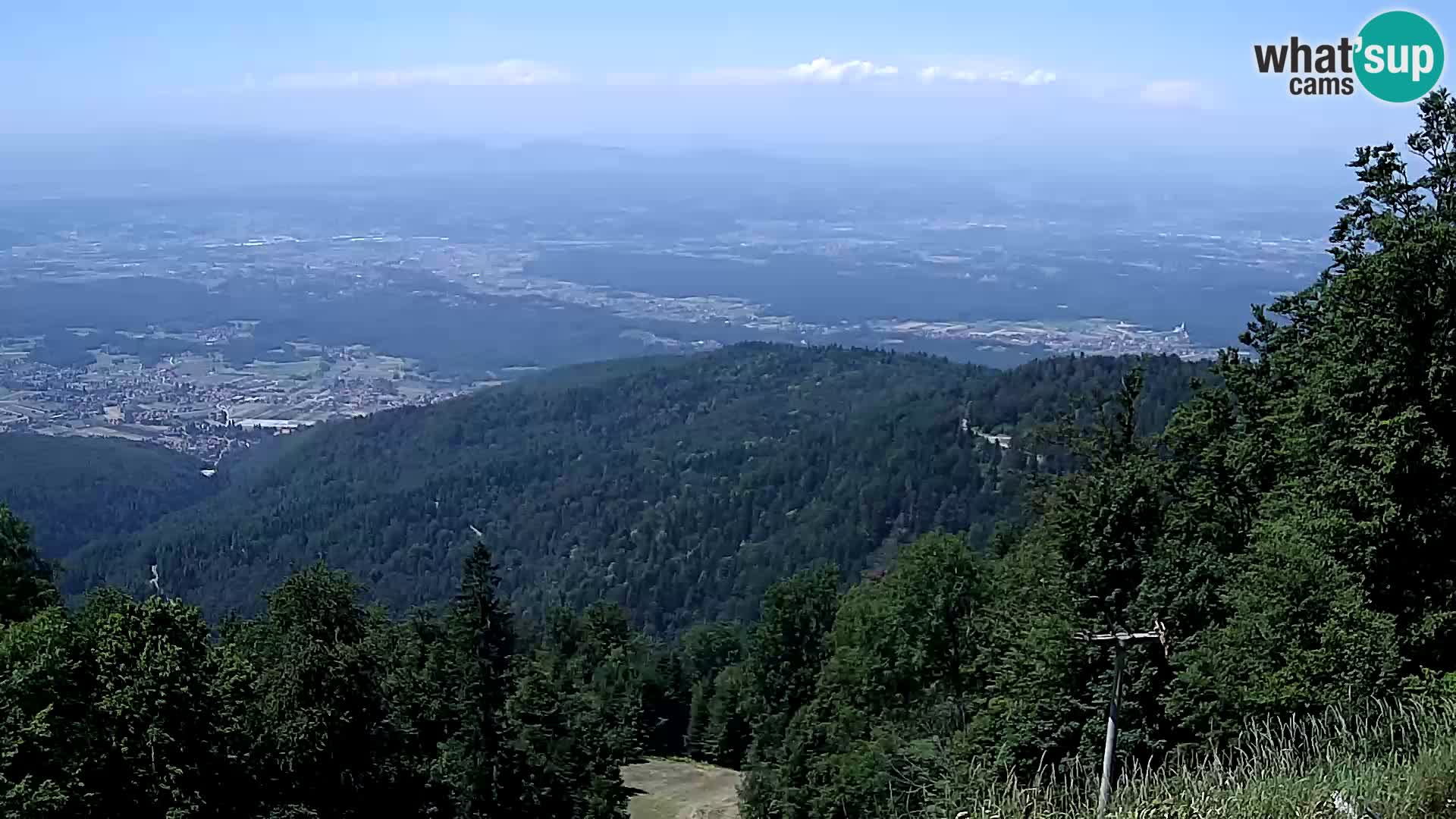 Sljeme webcam – Panorama