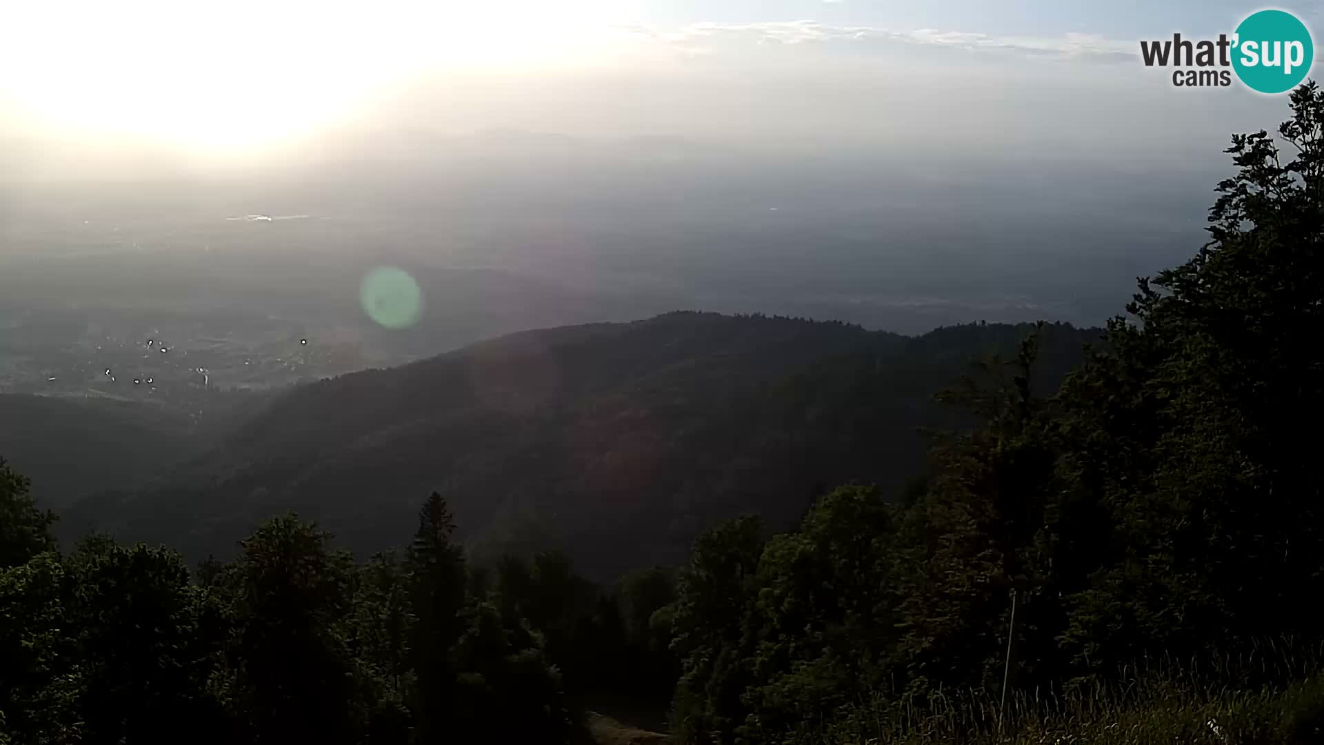 Sljeme webcam – panorama