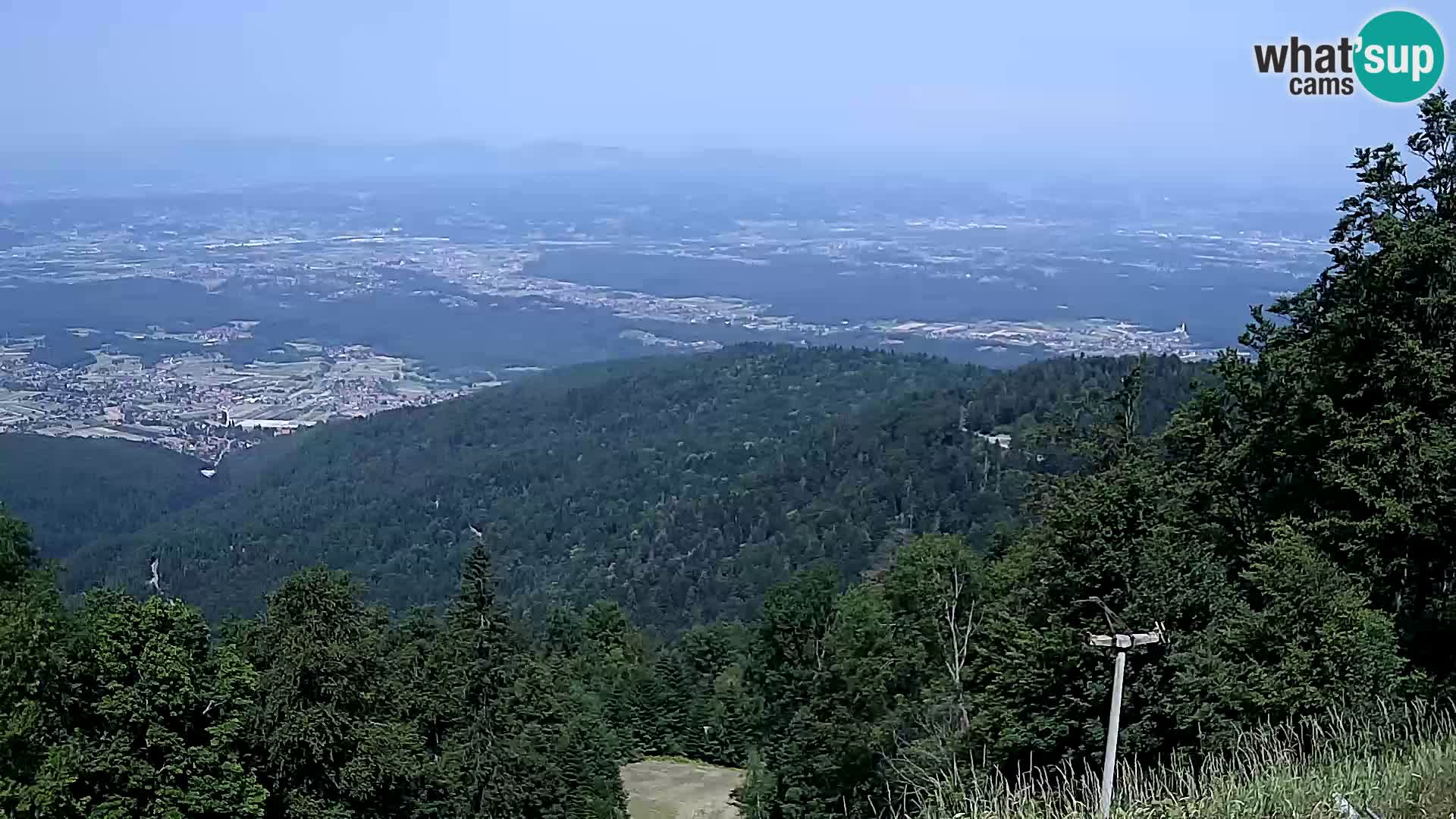 Sljeme webcam – Panorama