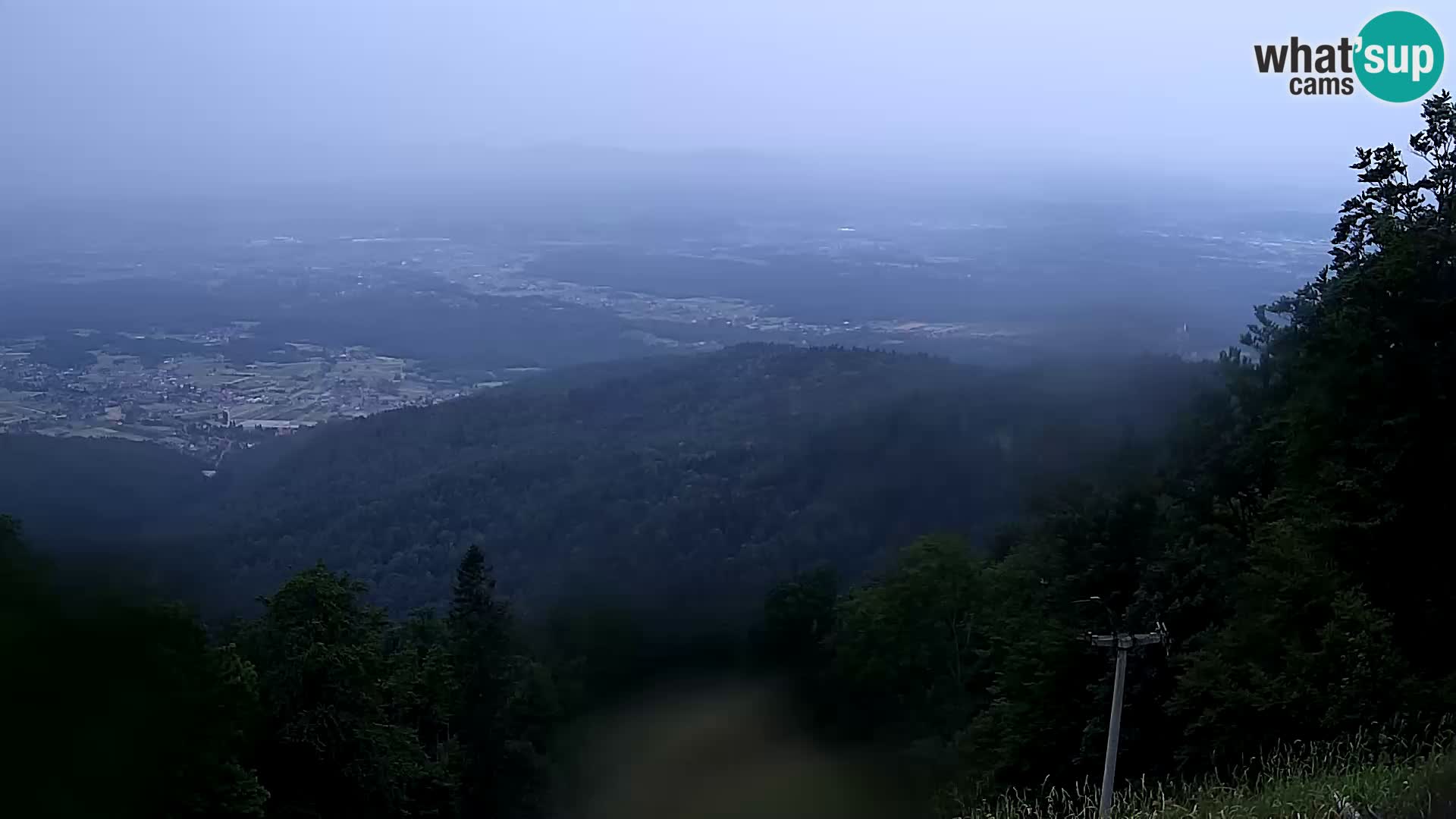 Sljeme webcam – panorama