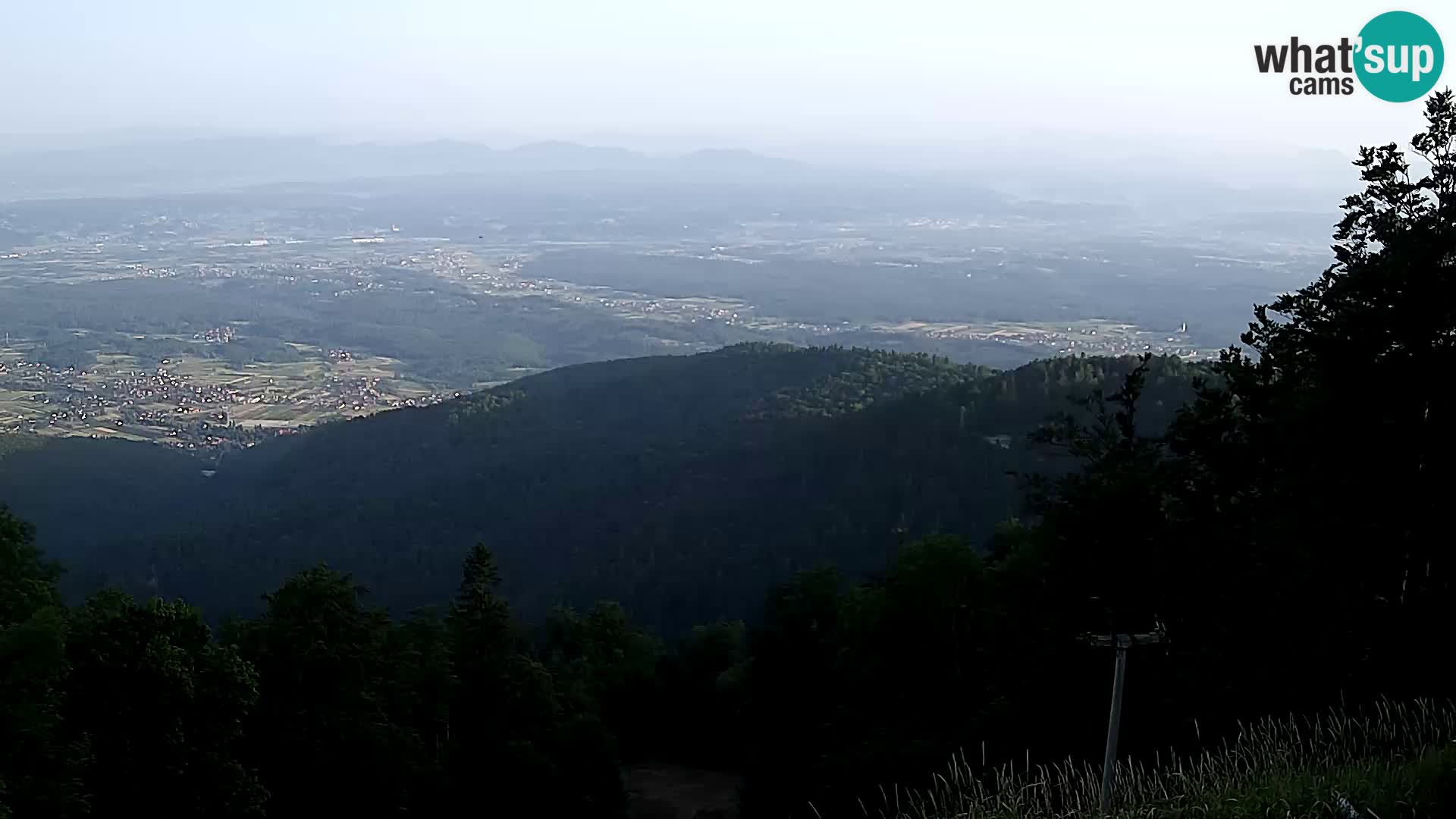 Sljeme webcam – Panorama