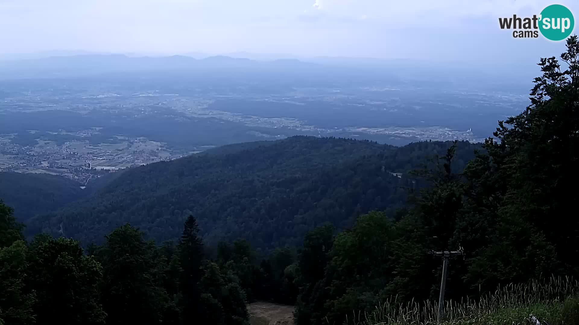 Sljeme webcam – Panorama