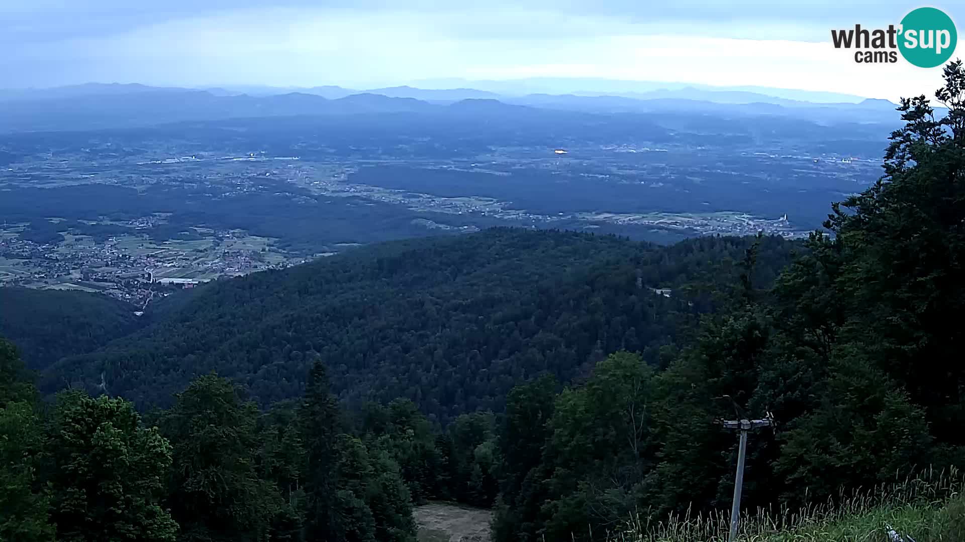 Sljeme webcam – panorama