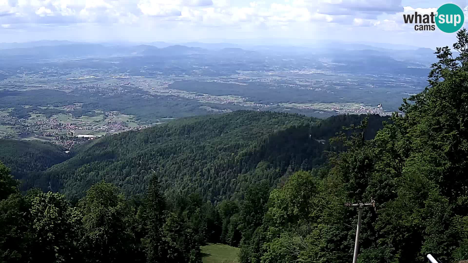 Sljeme webcam – panorama