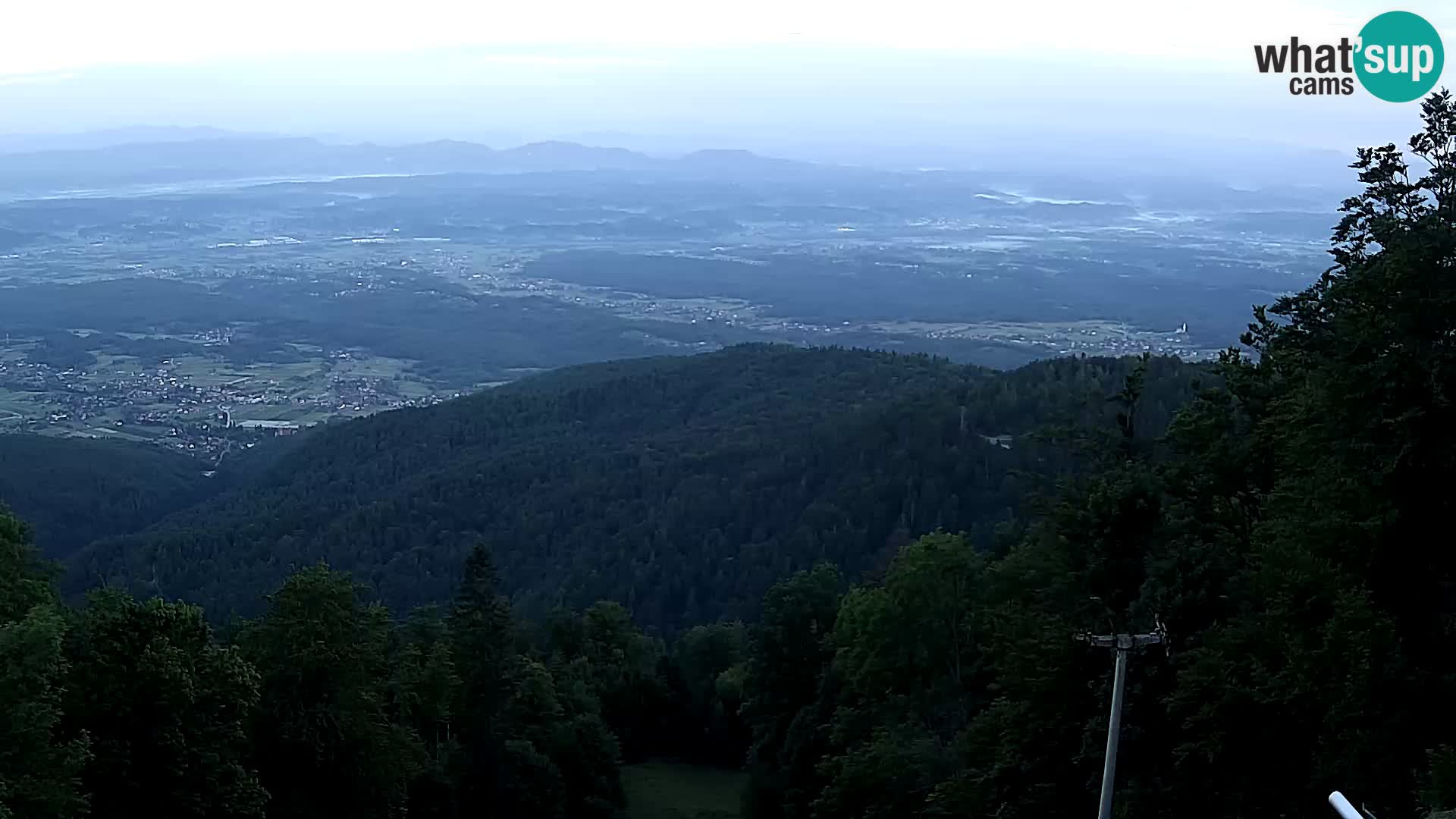 Sljeme webcam – panorama