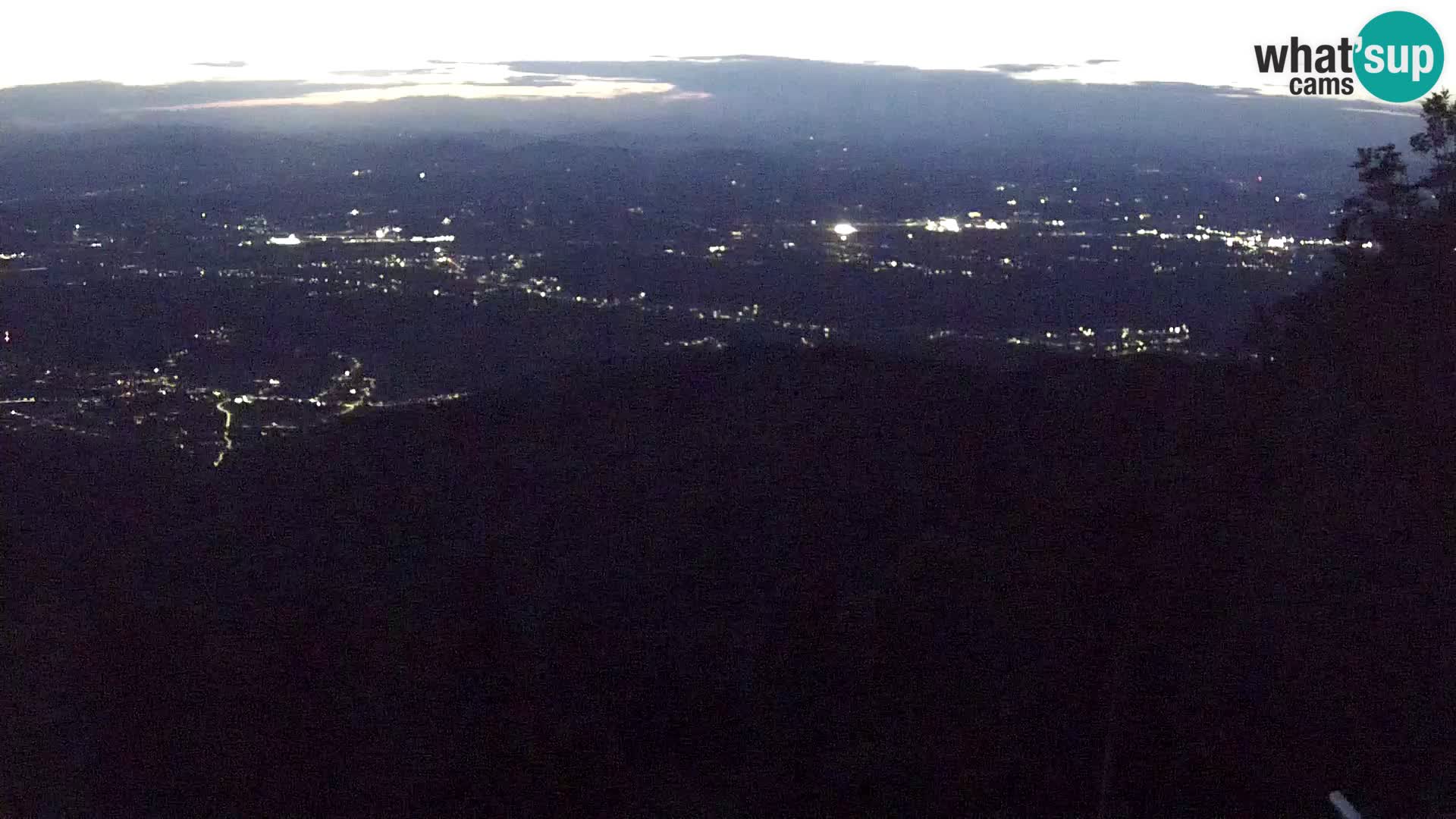Sljeme webcam – Panorama