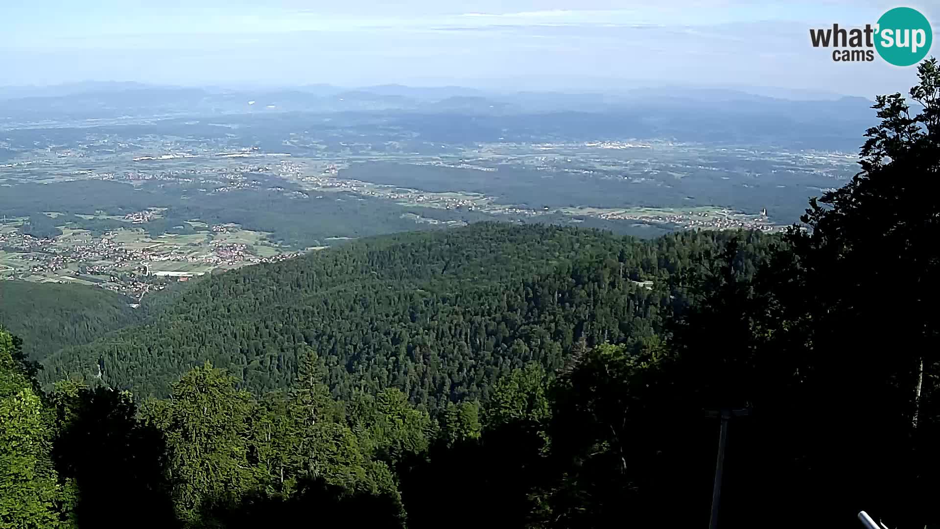 Sljeme webcam – Panorama