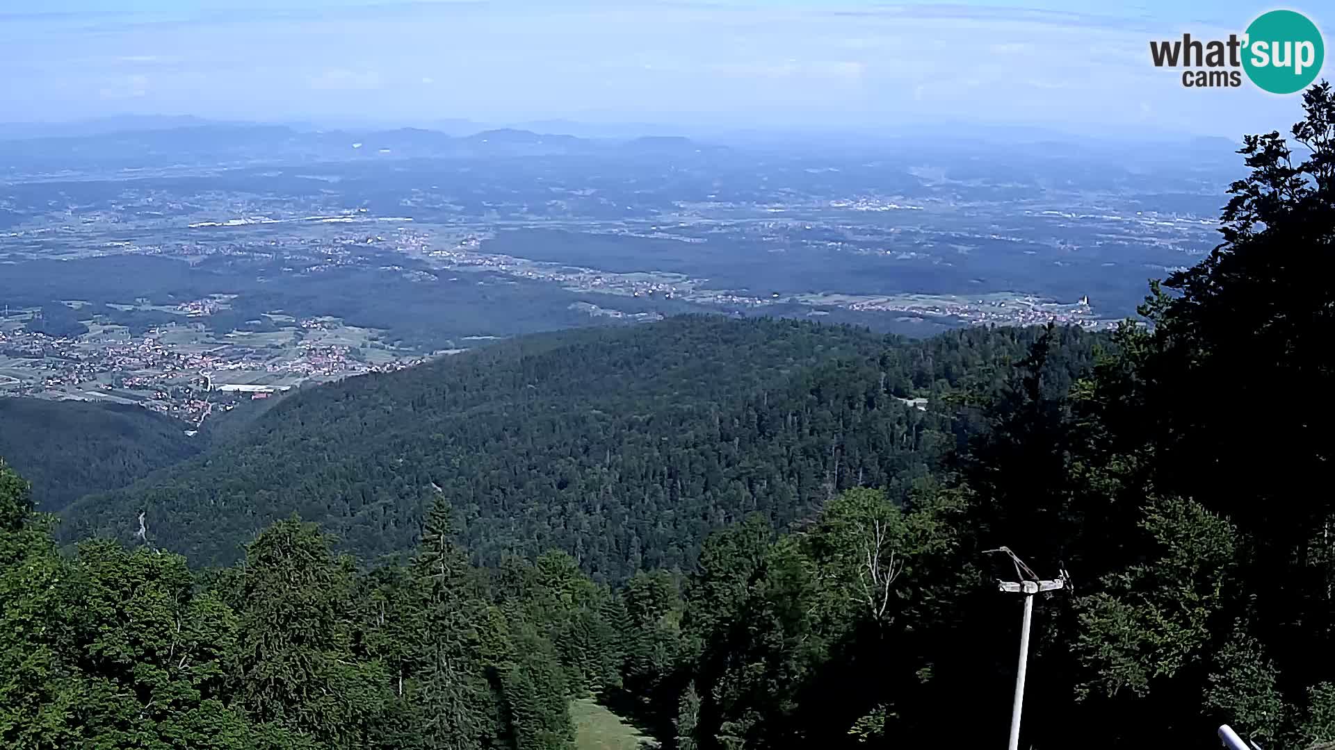 Sljeme webcam – panorama