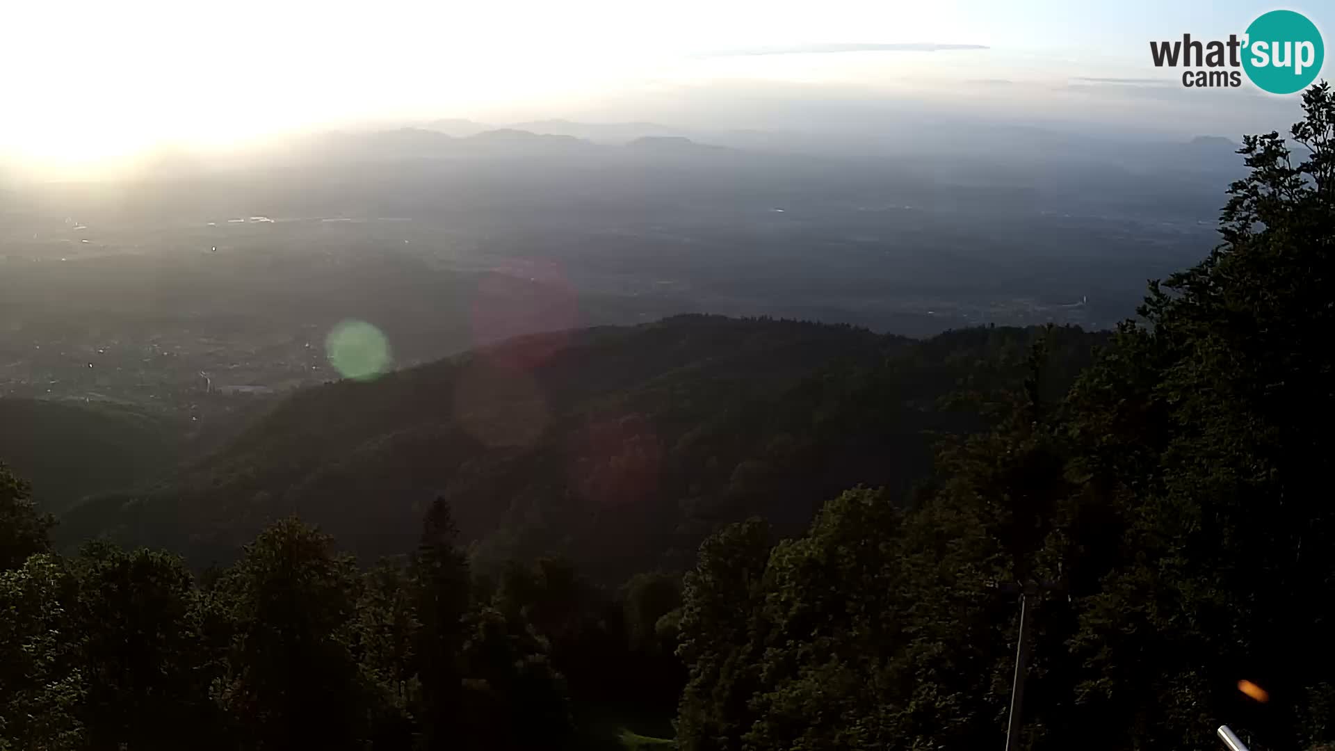 Sljeme webcam – panorama