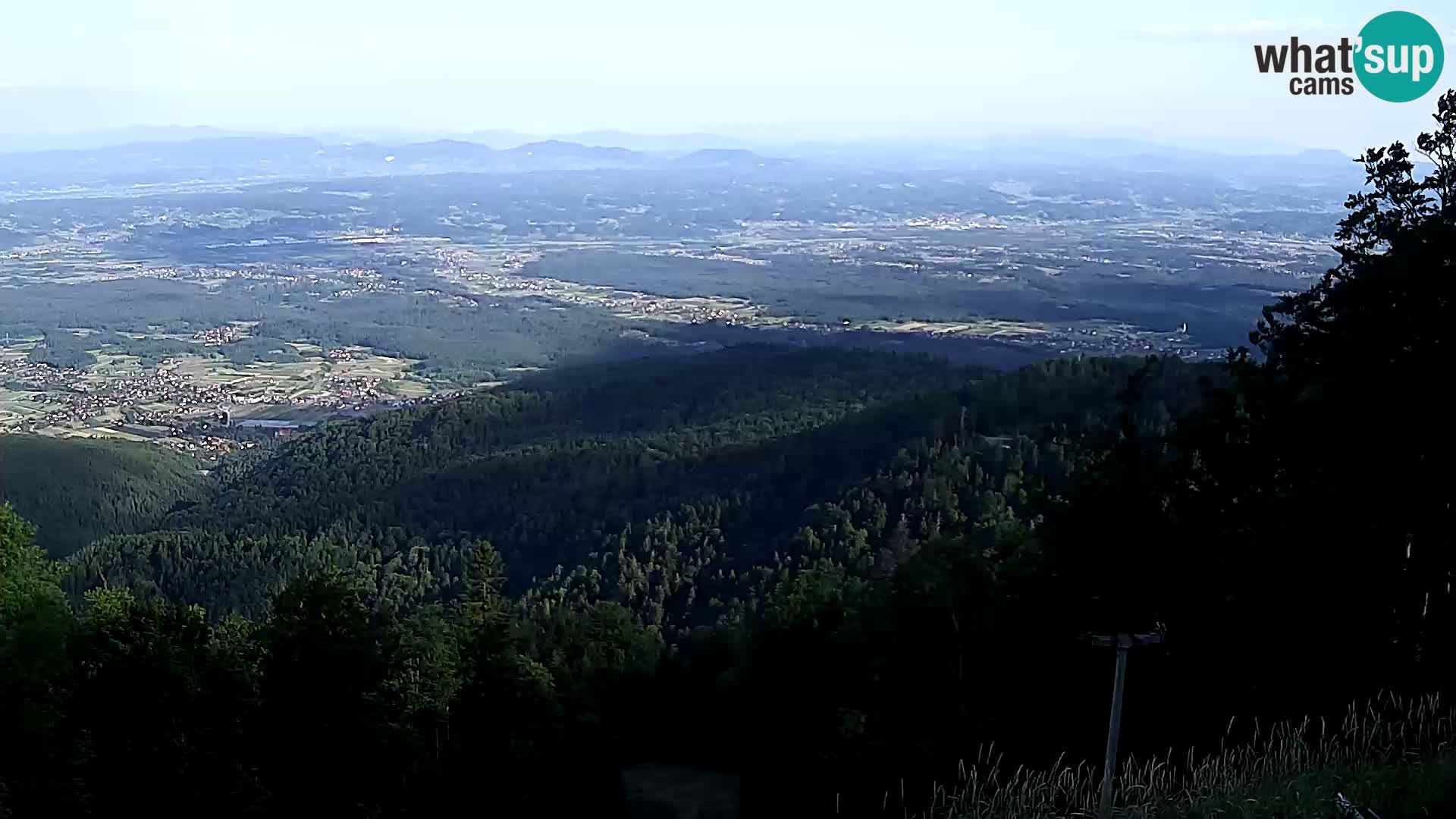 Sljeme webcam – Panorama