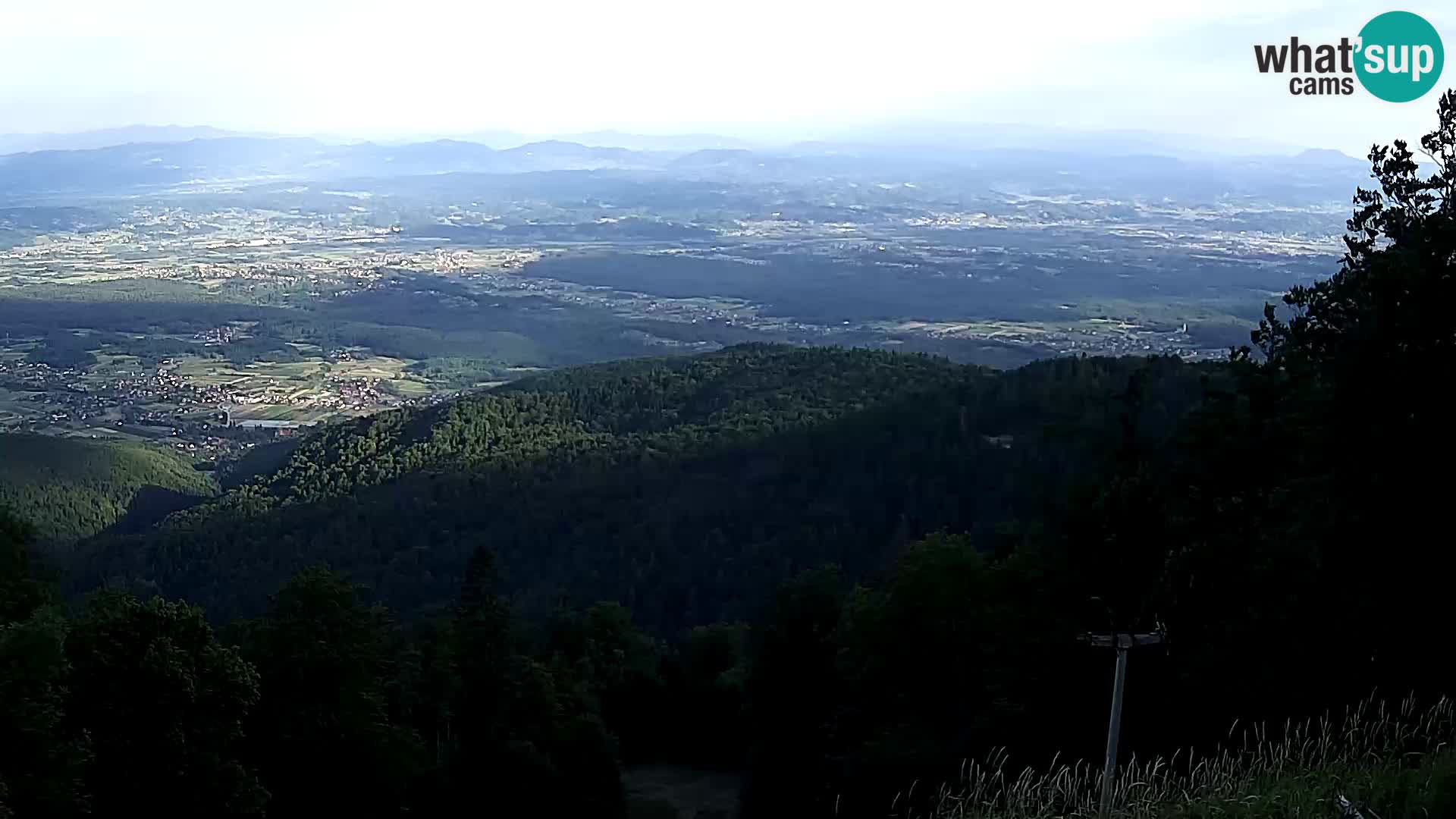 Sljeme webcam – Panorama