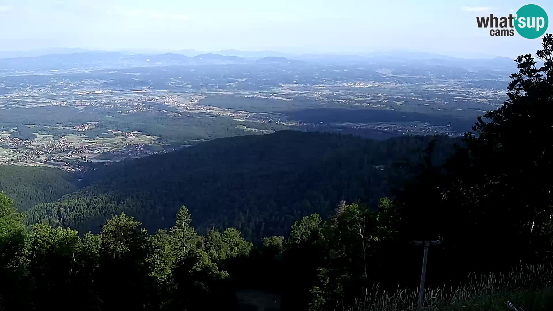 Sljeme webcam – panorama