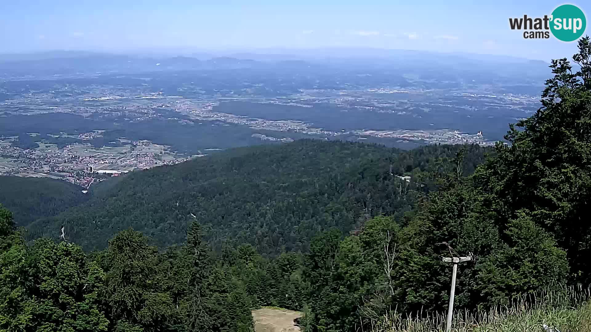 Sljeme webcam – Panorama