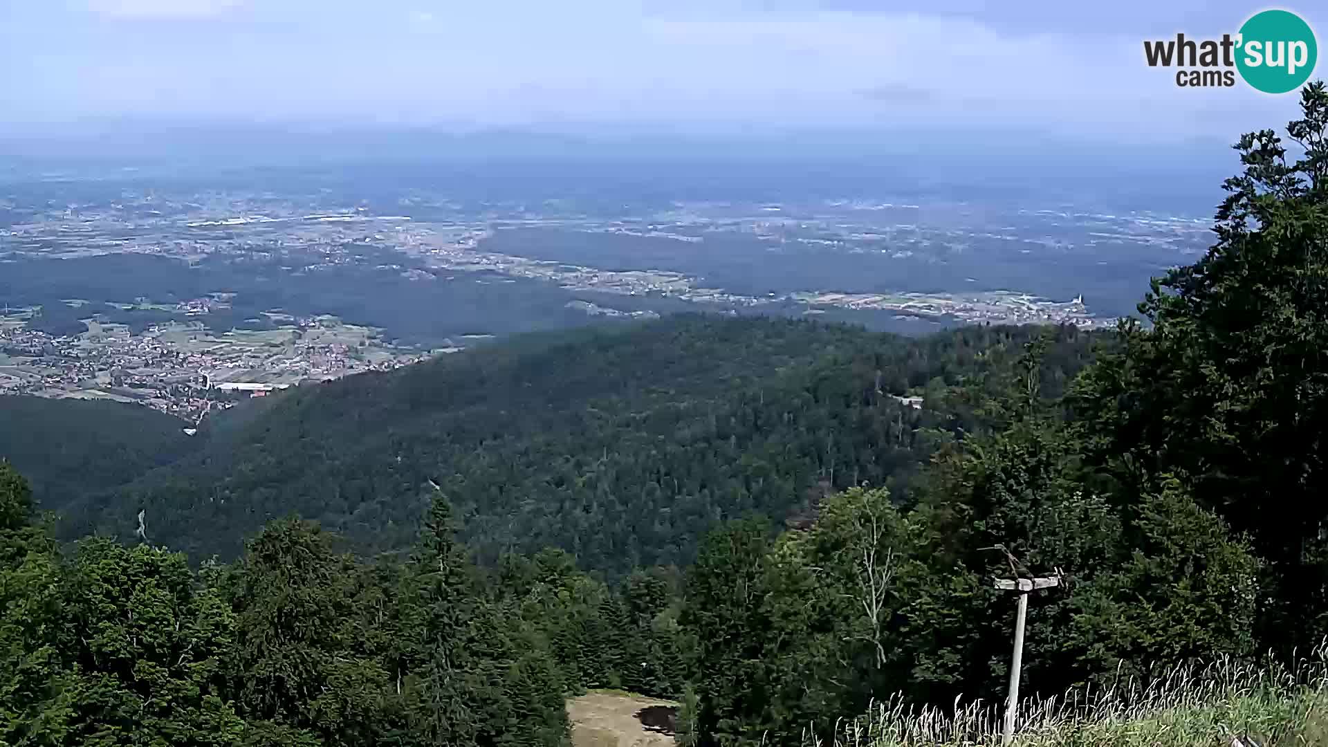 Sljeme webcam – panorama