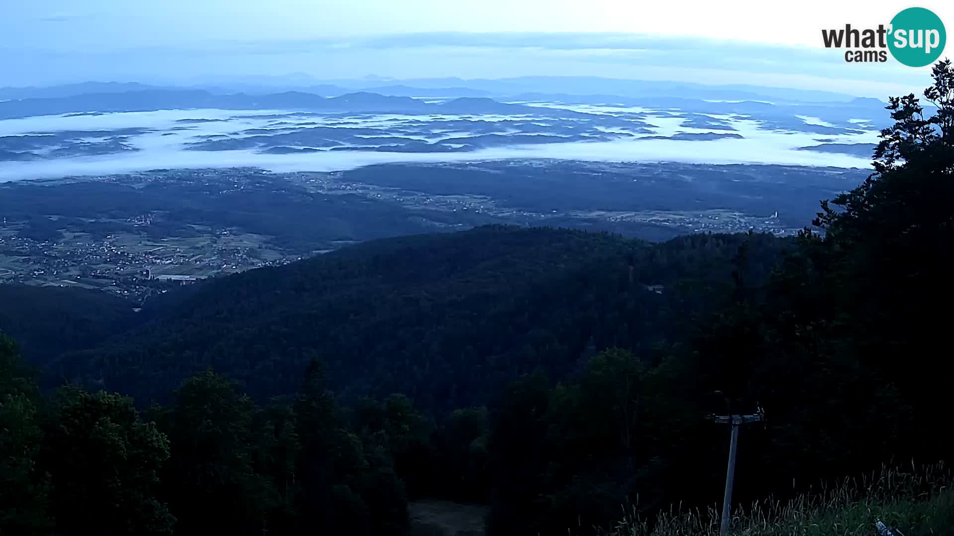 Sljeme webcam – Panorama