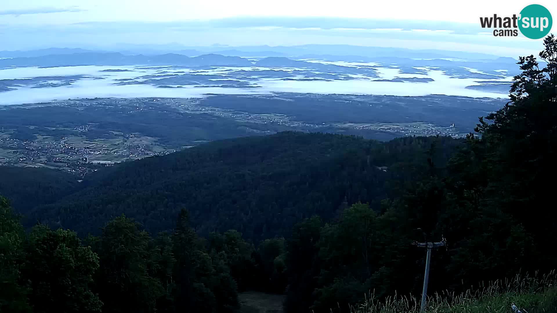 Sljeme webcam – Panorama
