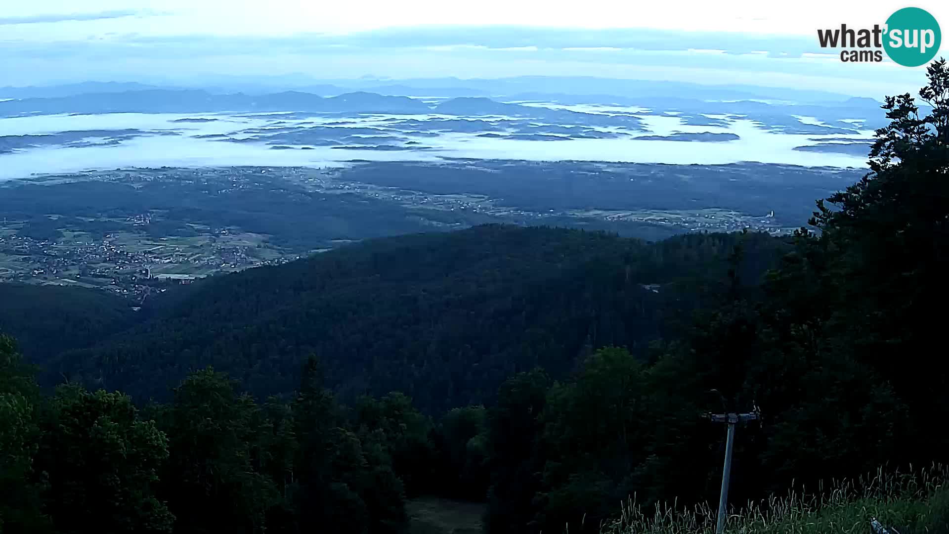 Sljeme webcam – Panorama