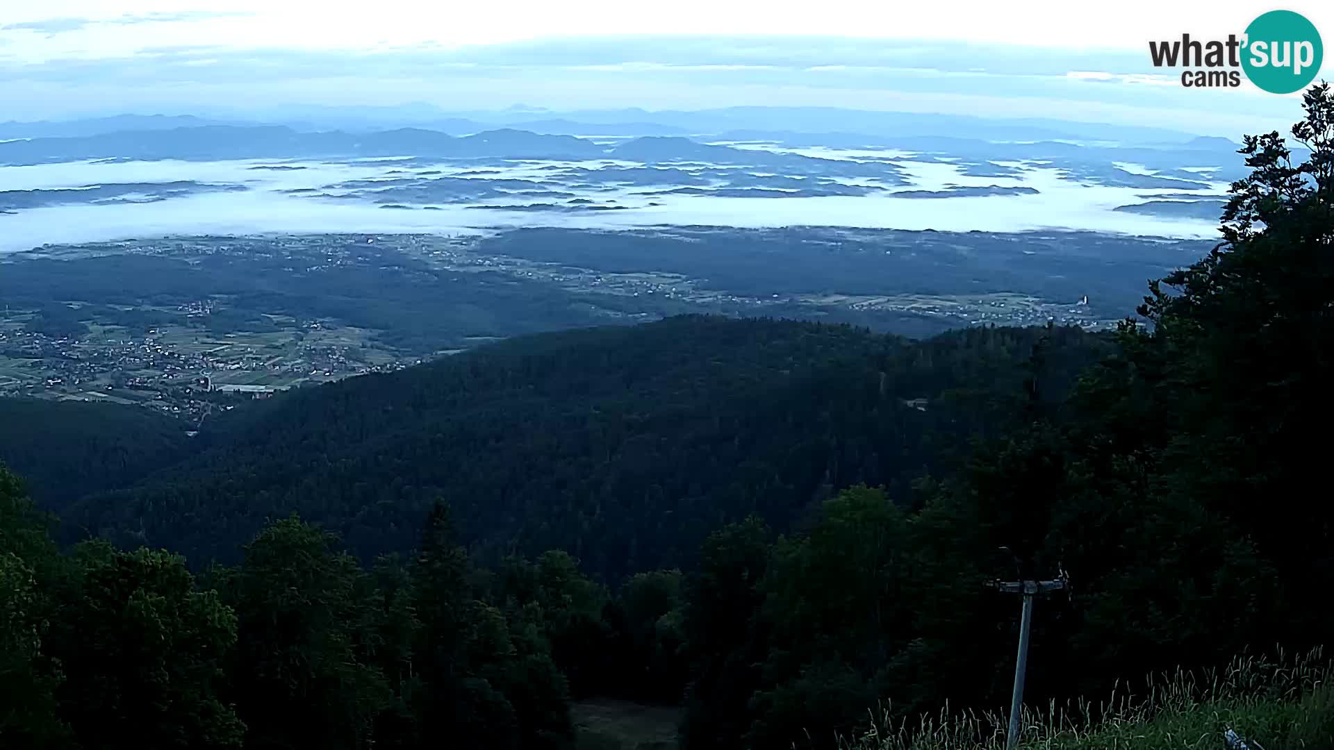 Sljeme webcam – Panorama