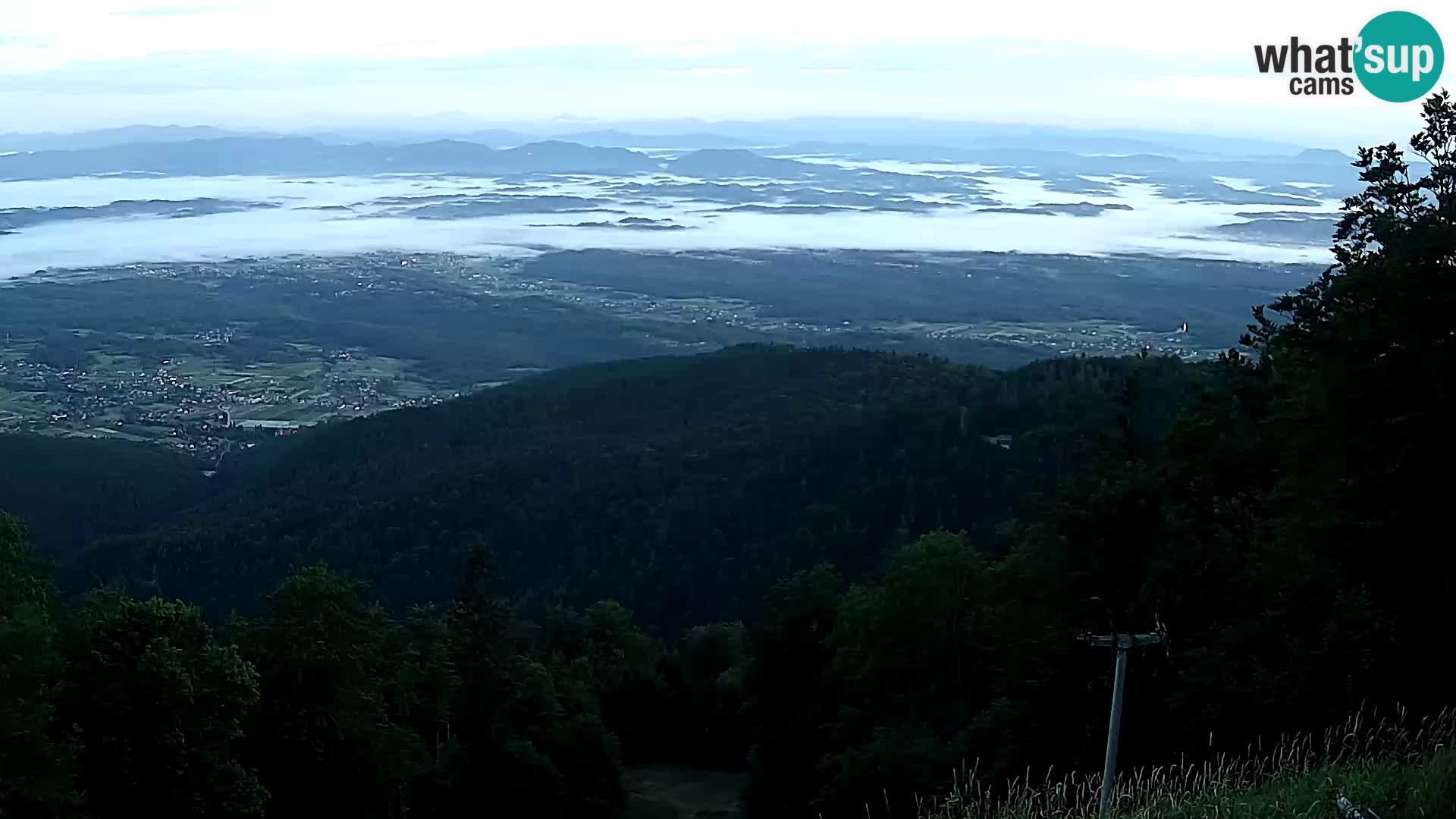 Sljeme webcam – Panorama