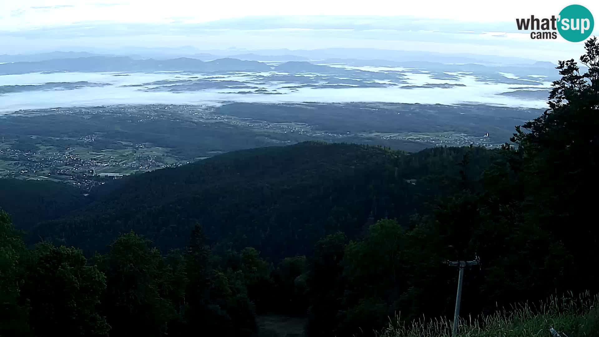 Sljeme webcam – Panorama
