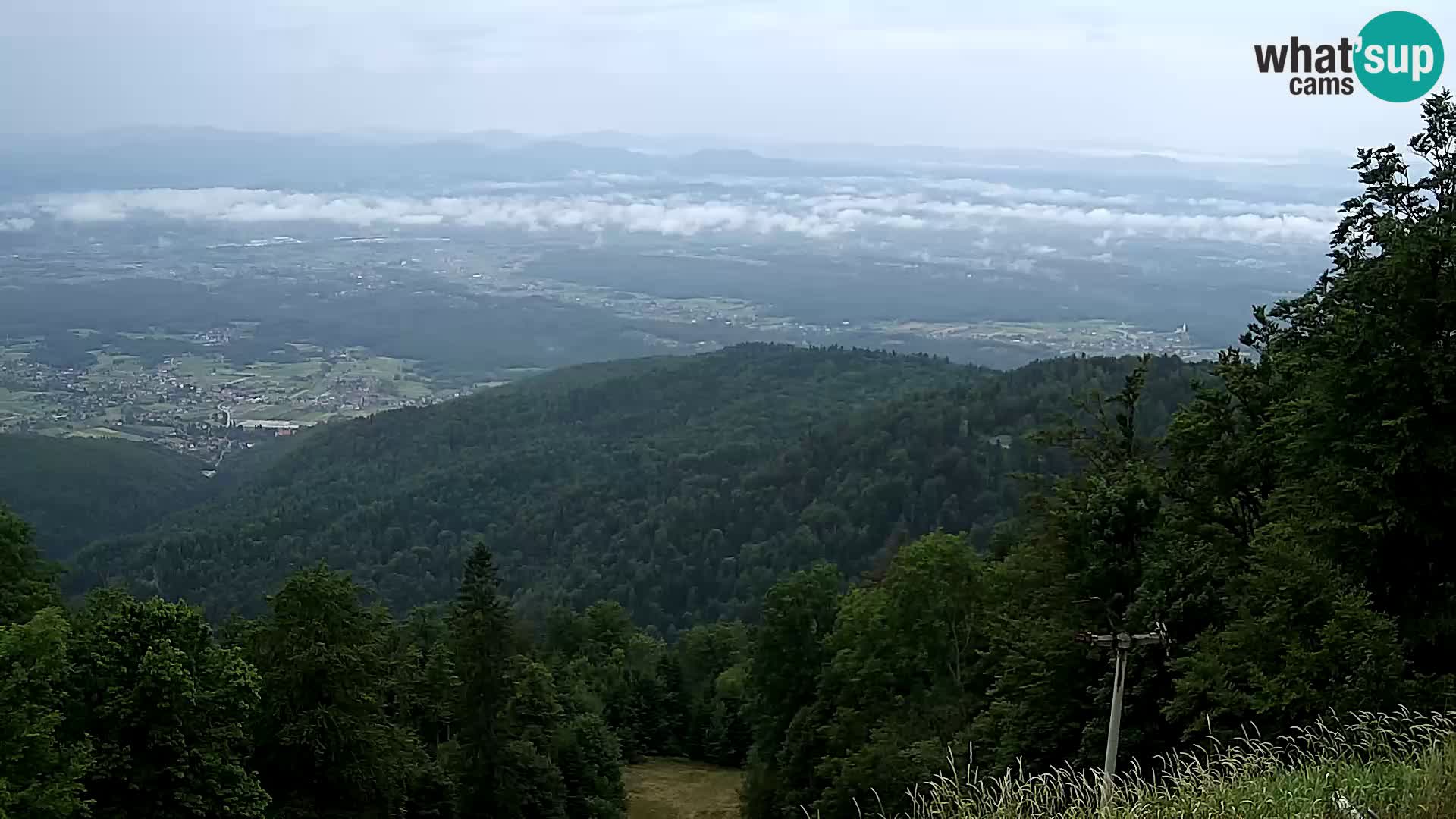 Sljeme webcam – panorama