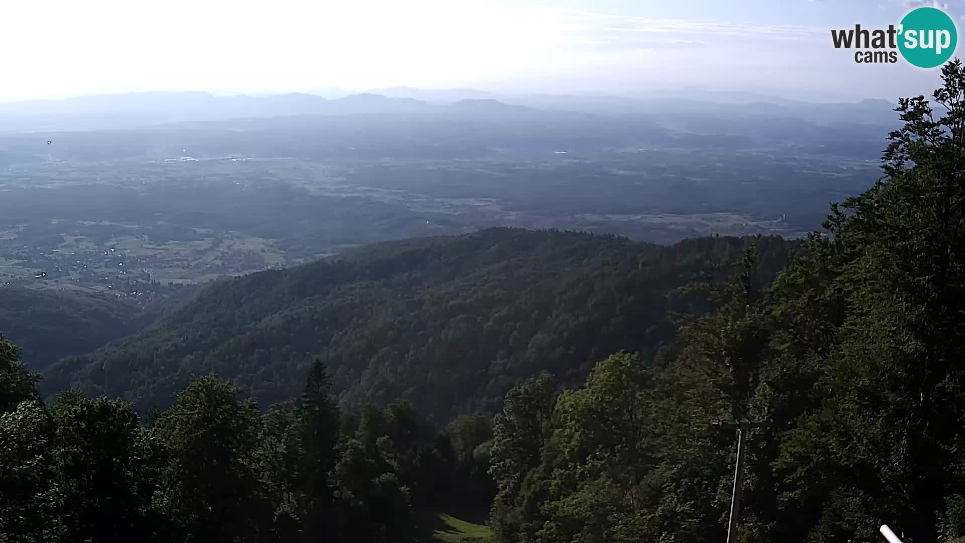 Sljeme webcam – Panorama