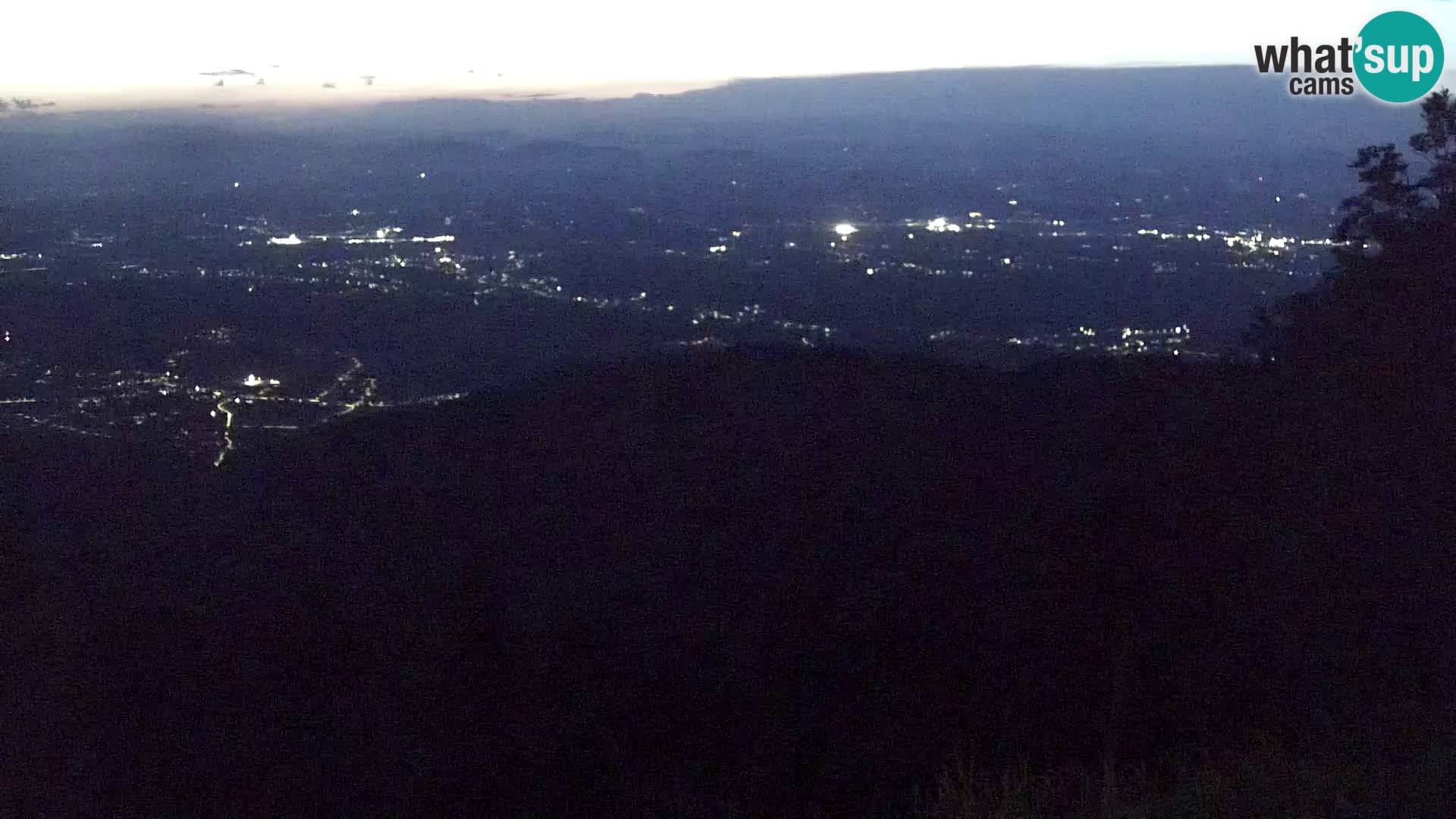 Sljeme webcam – Panorama