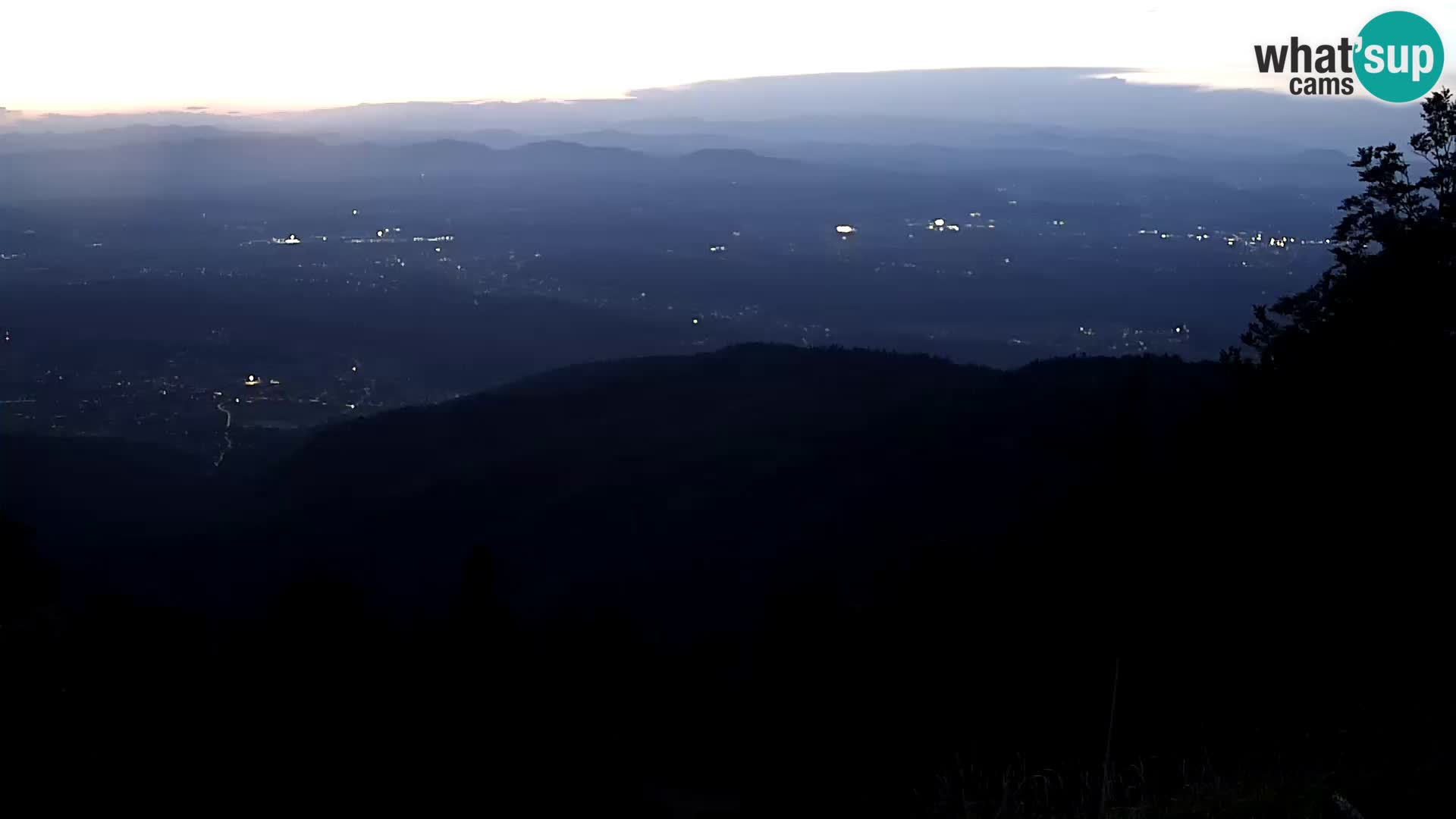 Sljeme webcam – Panorama