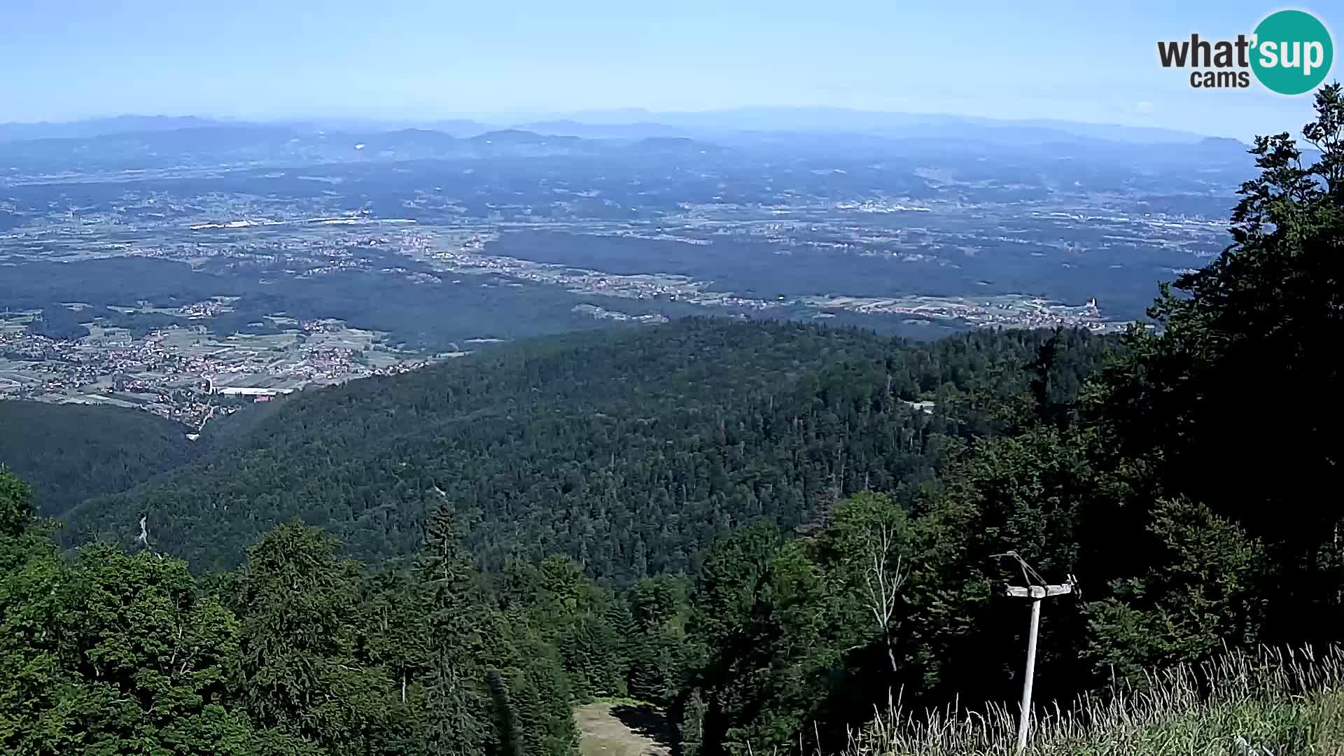 Sljeme webcam – Panorama