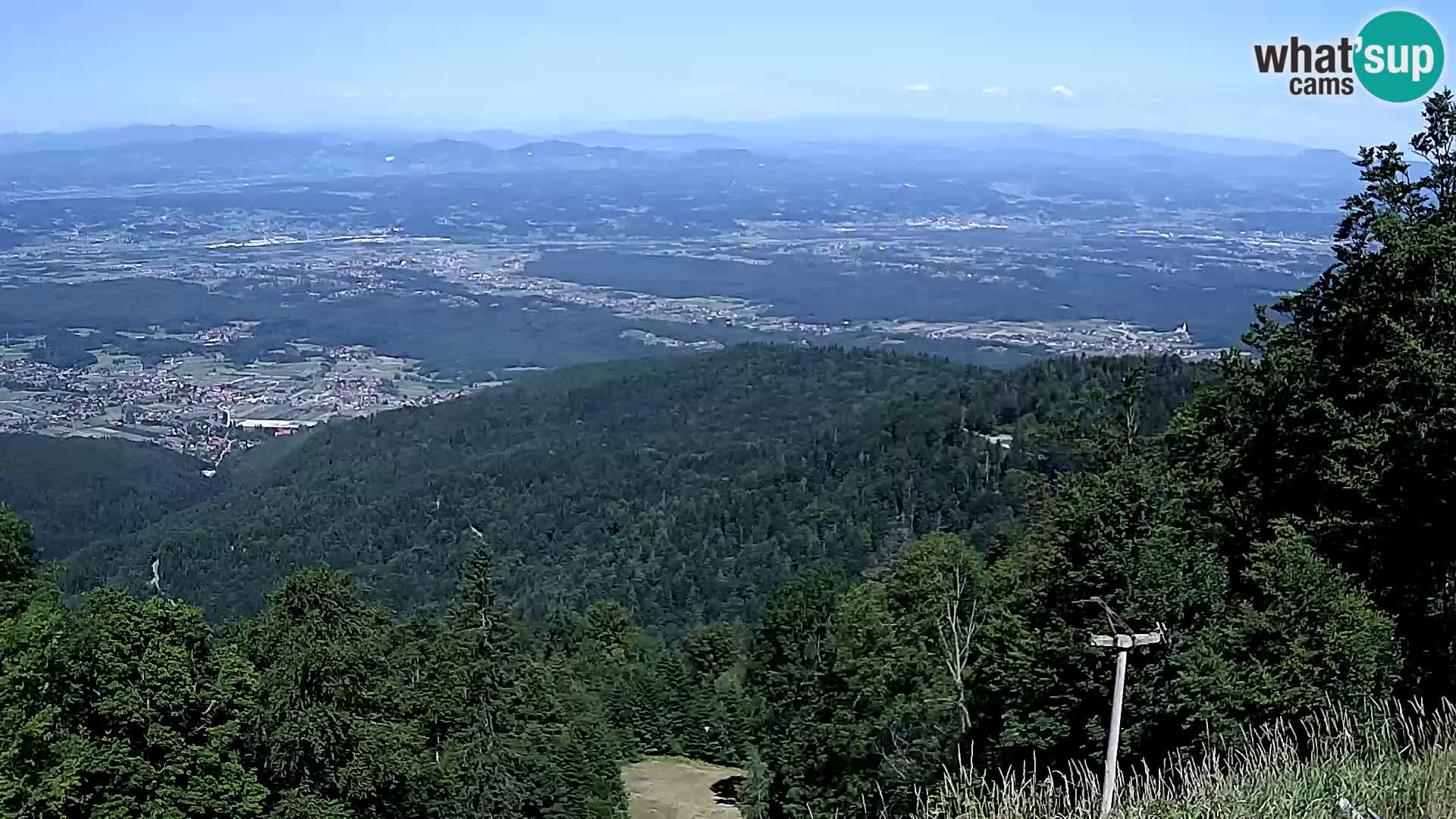 Sljeme webcam – panorama