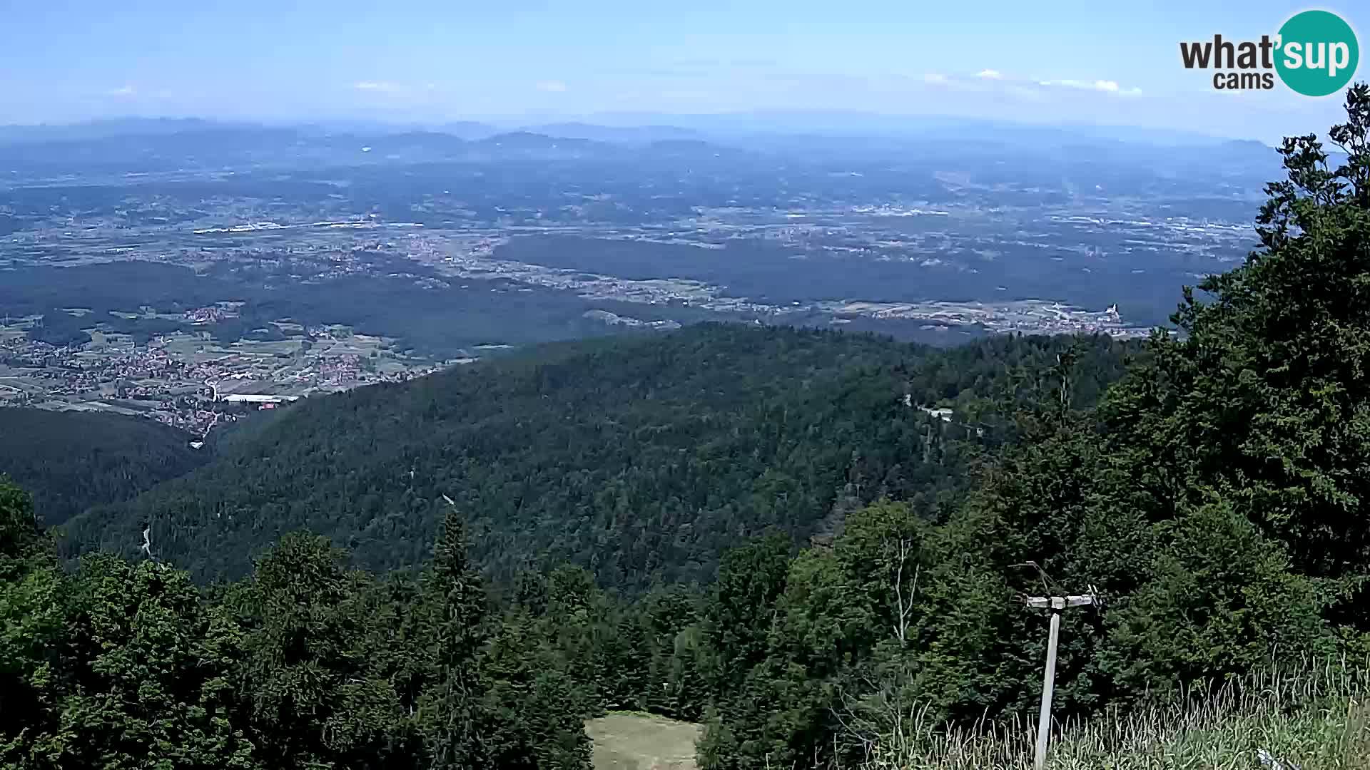 Sljeme webcam – Panorama