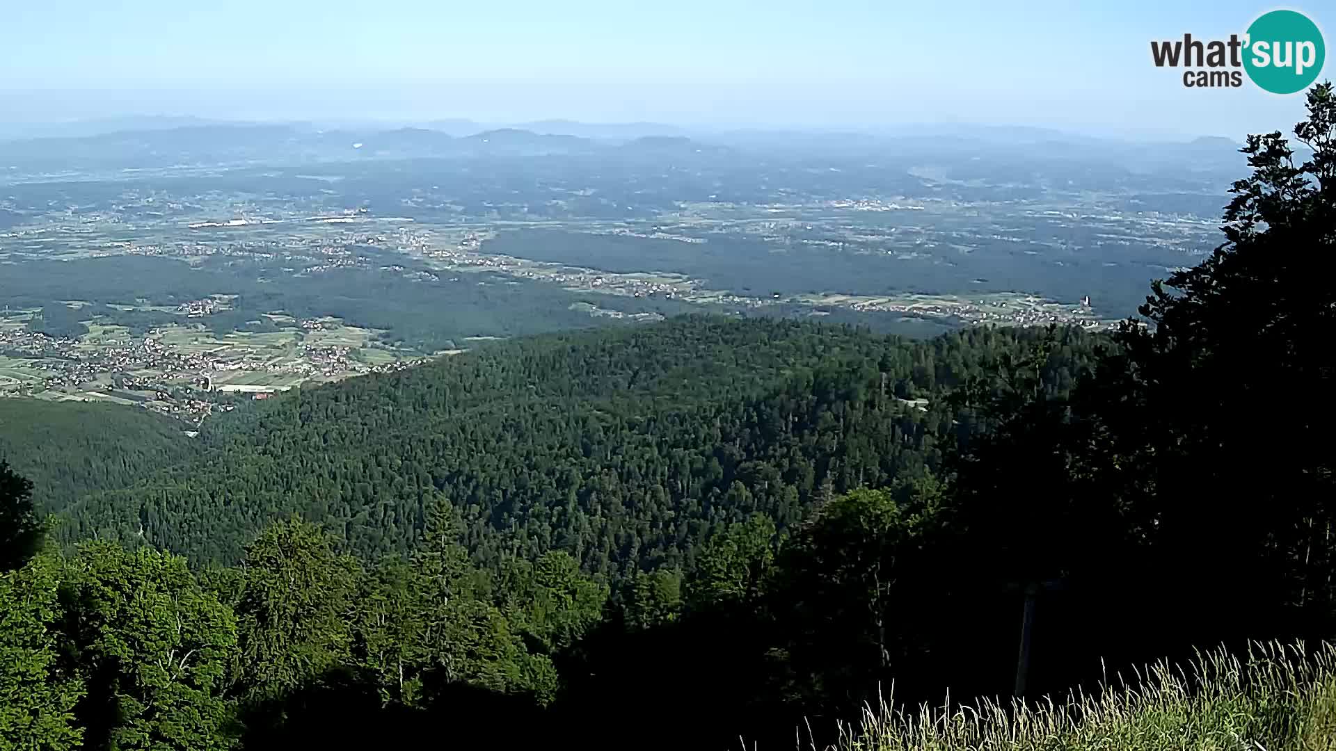 Sljeme webcam – Panorama