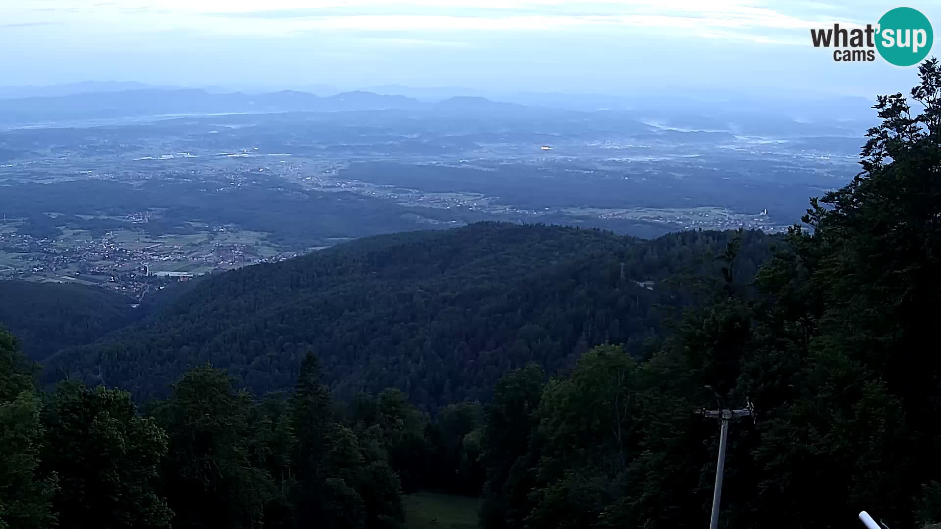 Sljeme webcam – Panorama