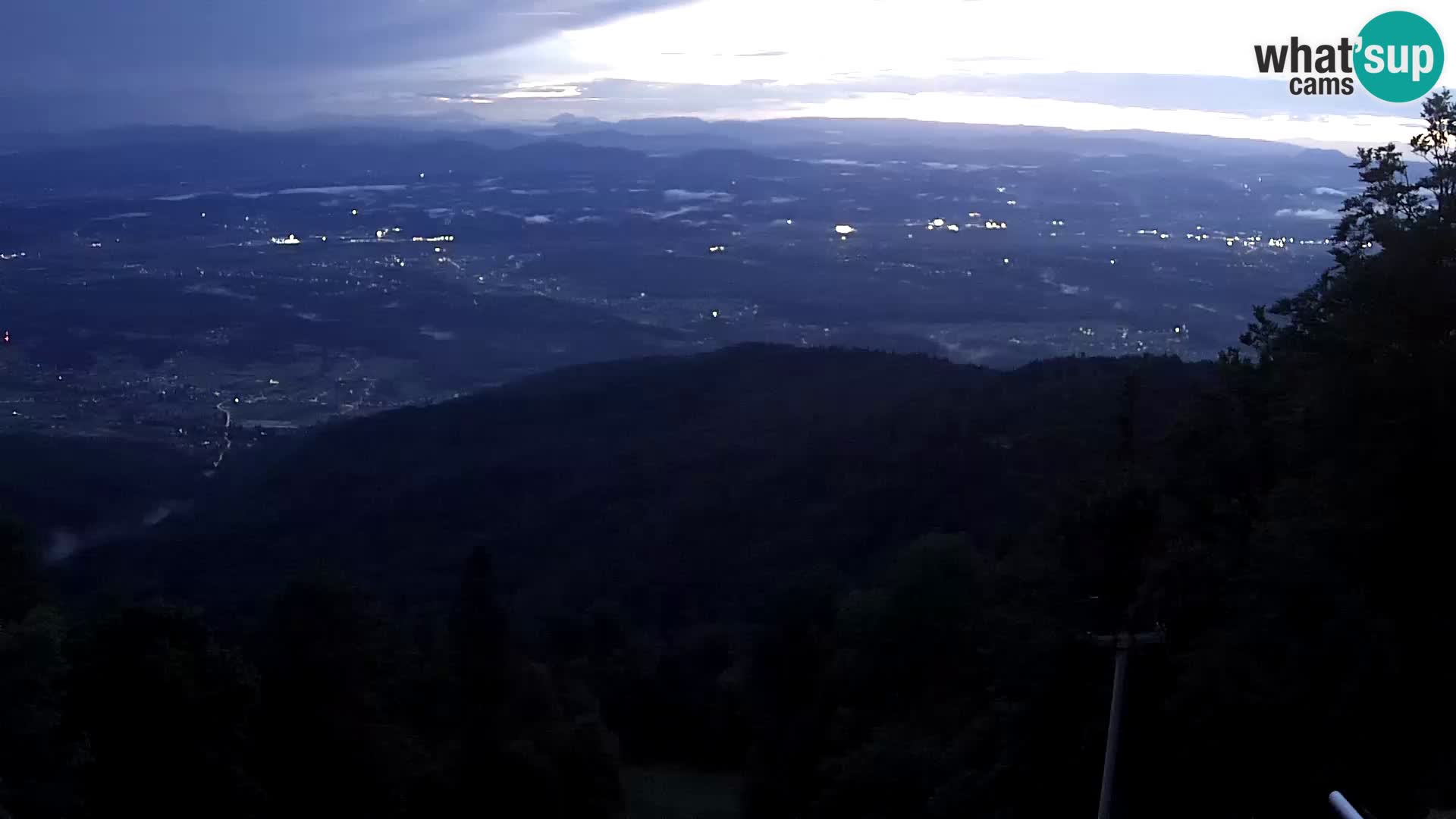 Sljeme webcam – Panorama